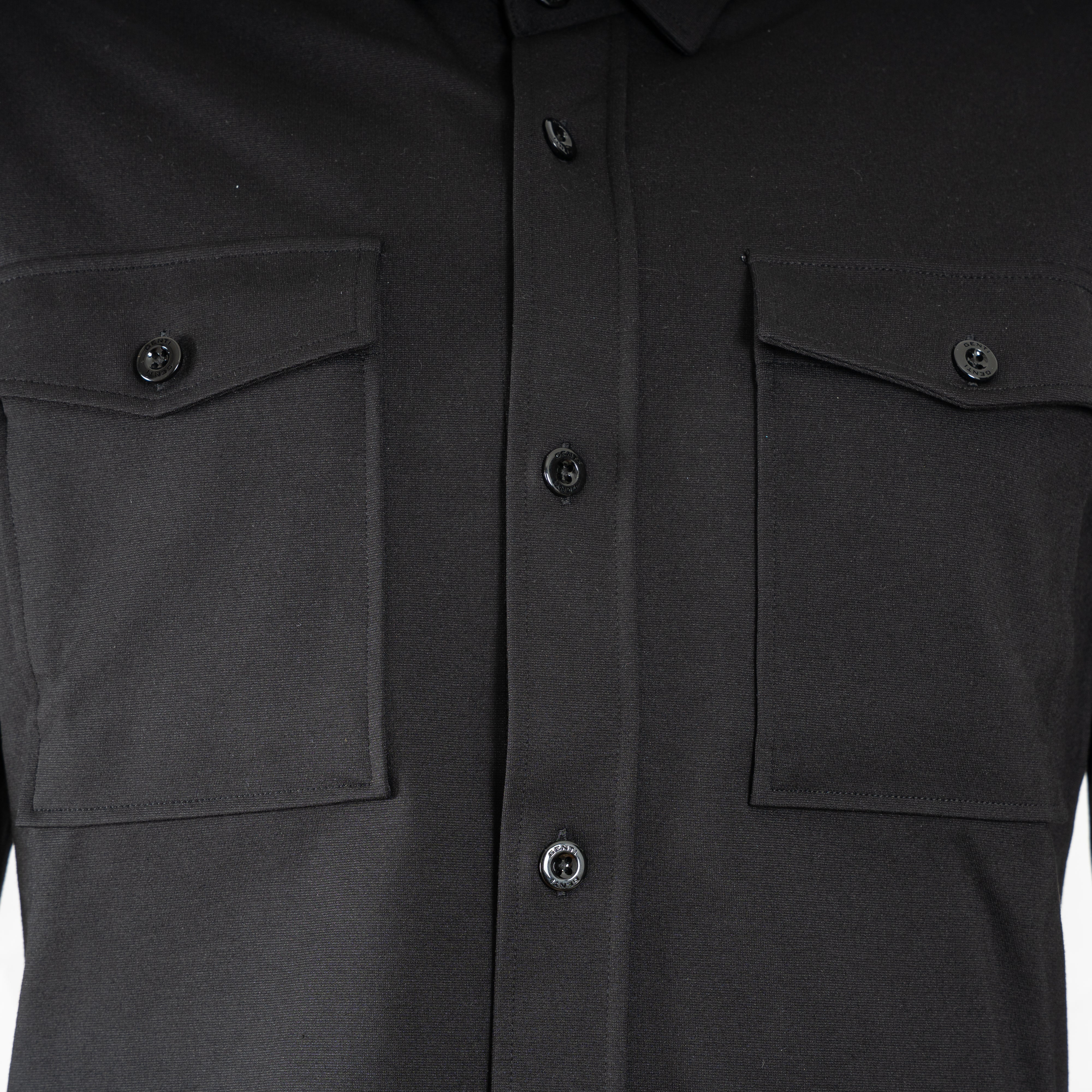Genti Overshirt Zwart | Midtown