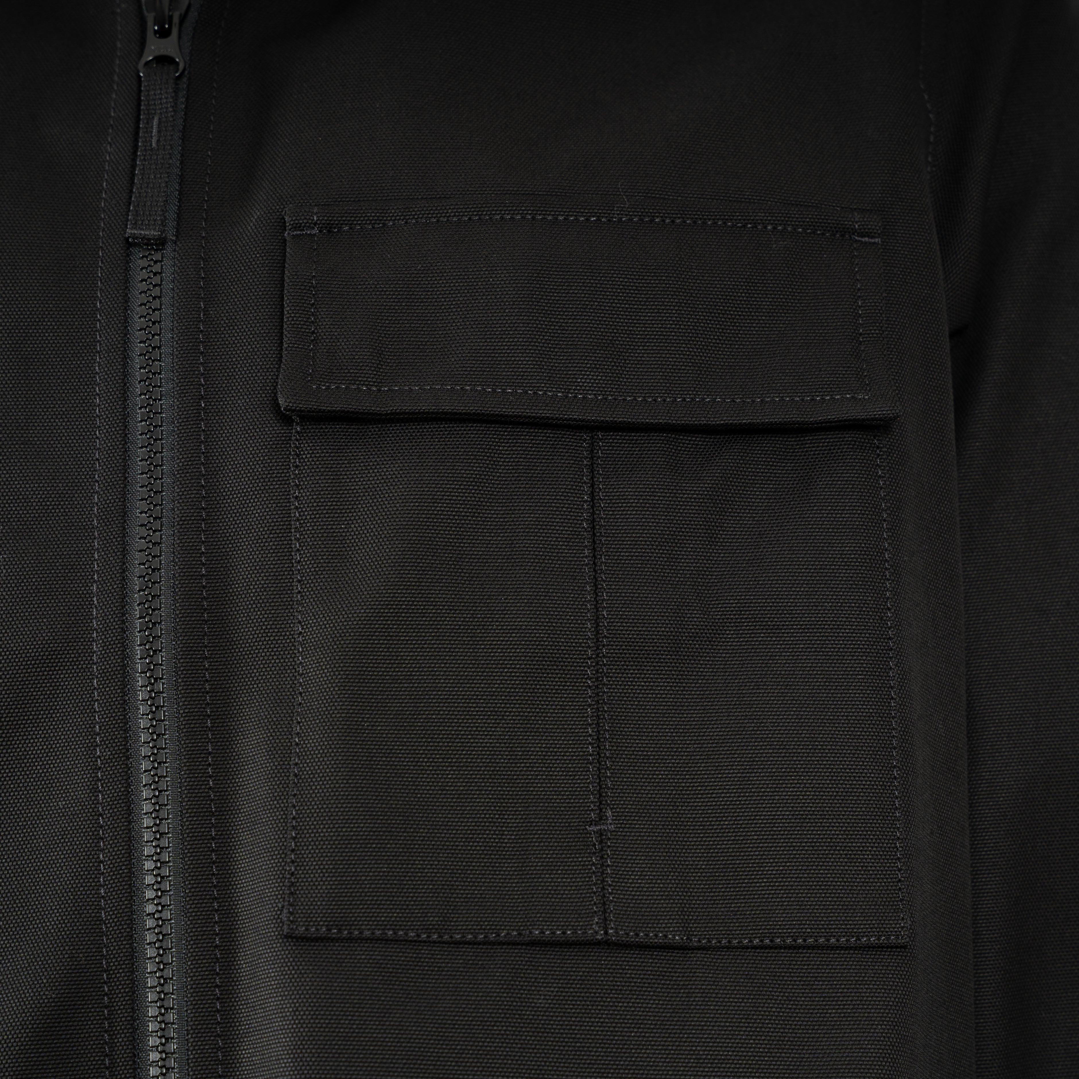 Stone Island Overshirt Zwart | Panama Cotton