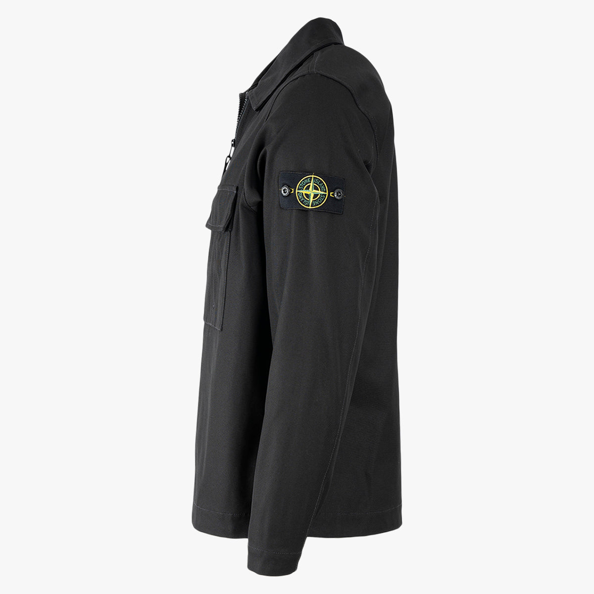 Stone Island Overshirt Zwart | Panama Cotton