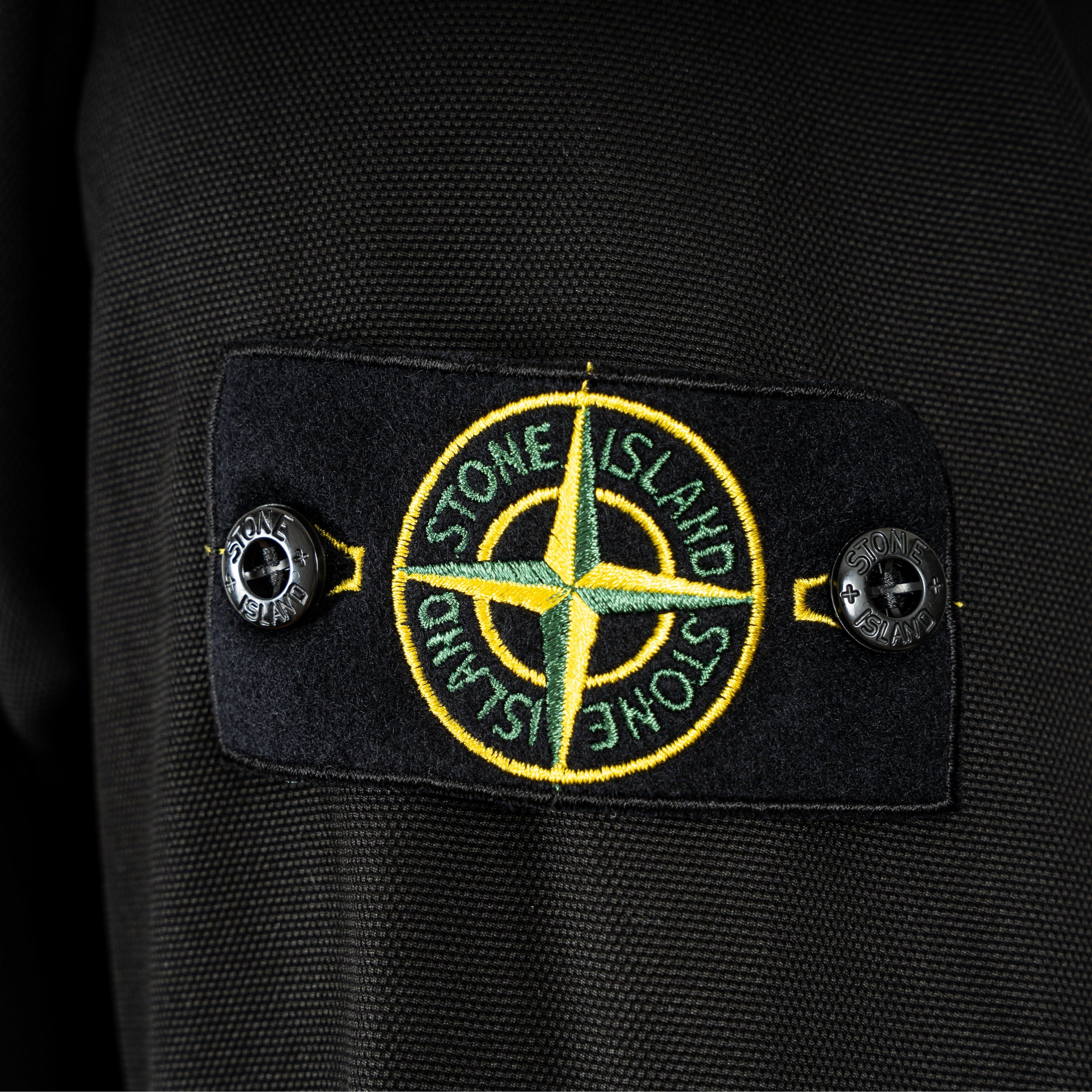 Stone Island Overshirt Zwart | Panama Cotton