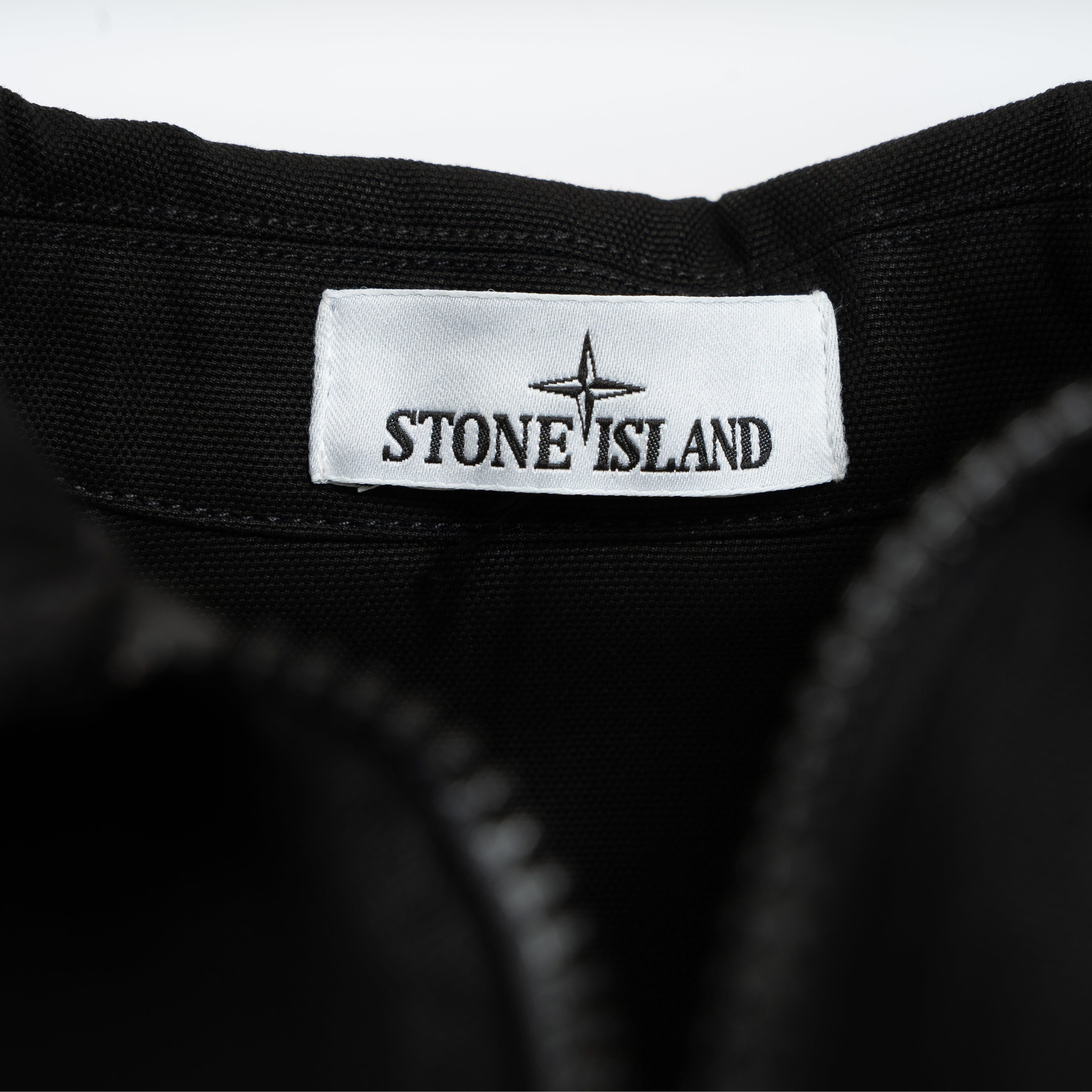Stone Island Overshirt Zwart | Panama Cotton