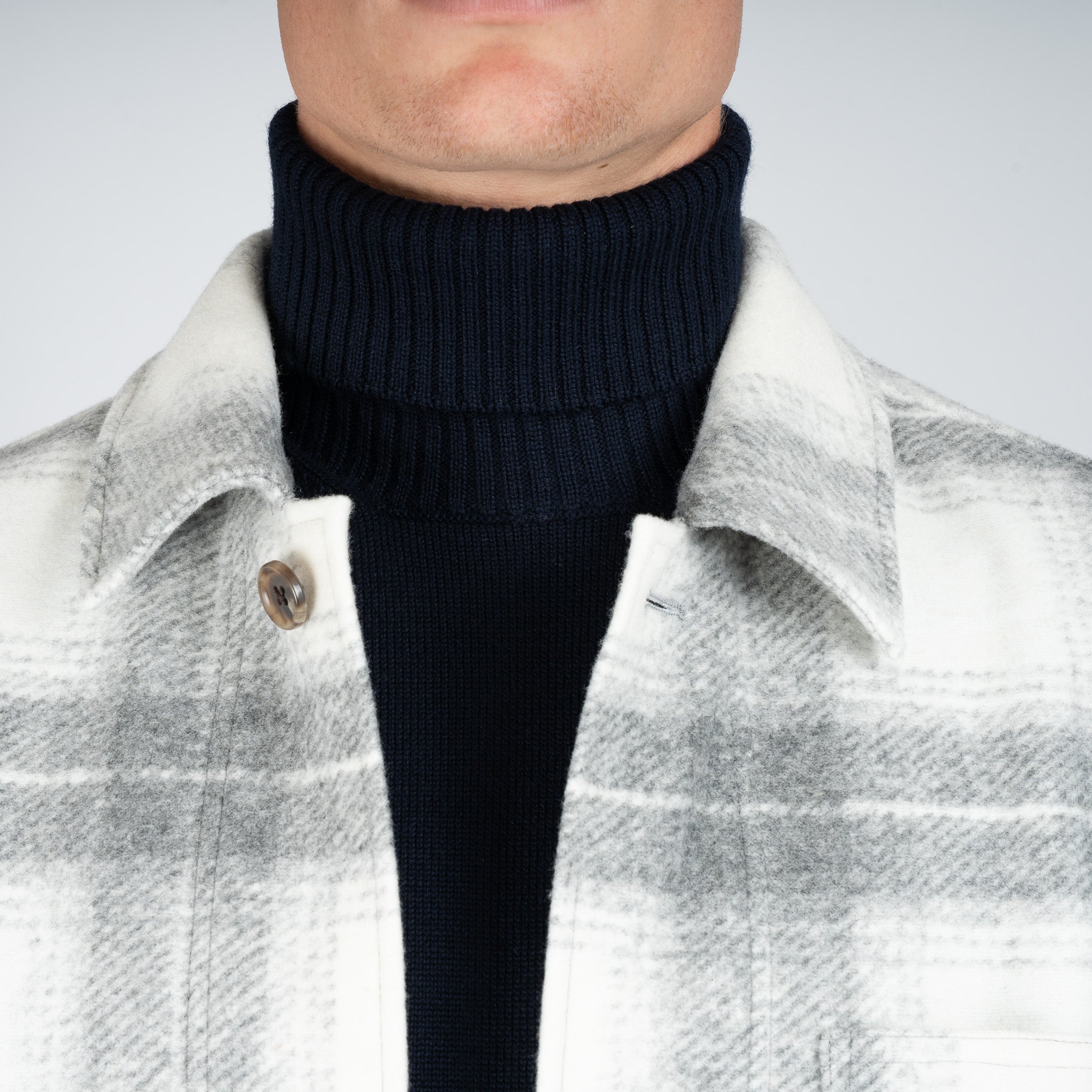 SEVEN DIALS Overshirt Lichtgrijs Geruit | York
