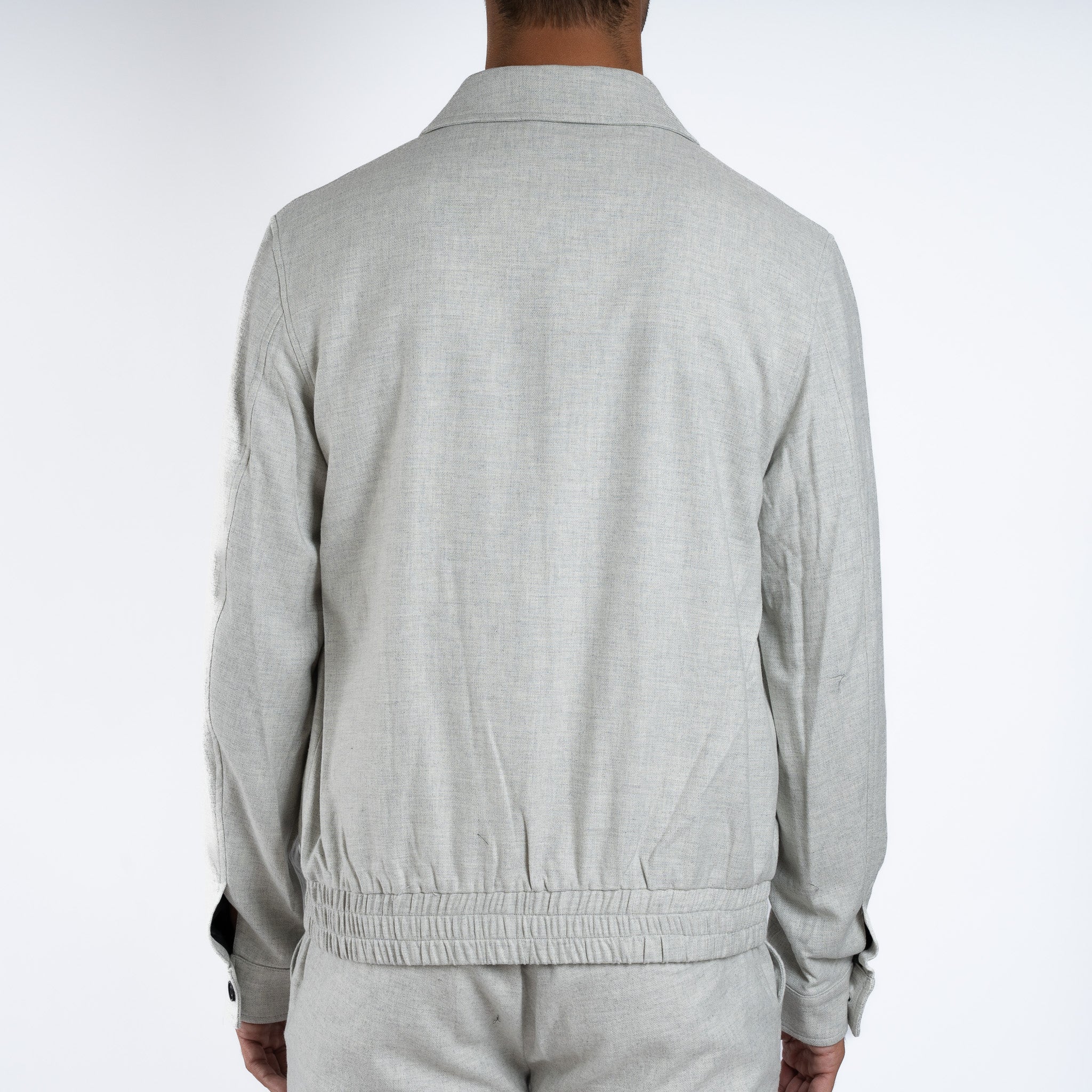 Genti Overshirt Lichtgrijs | Merino