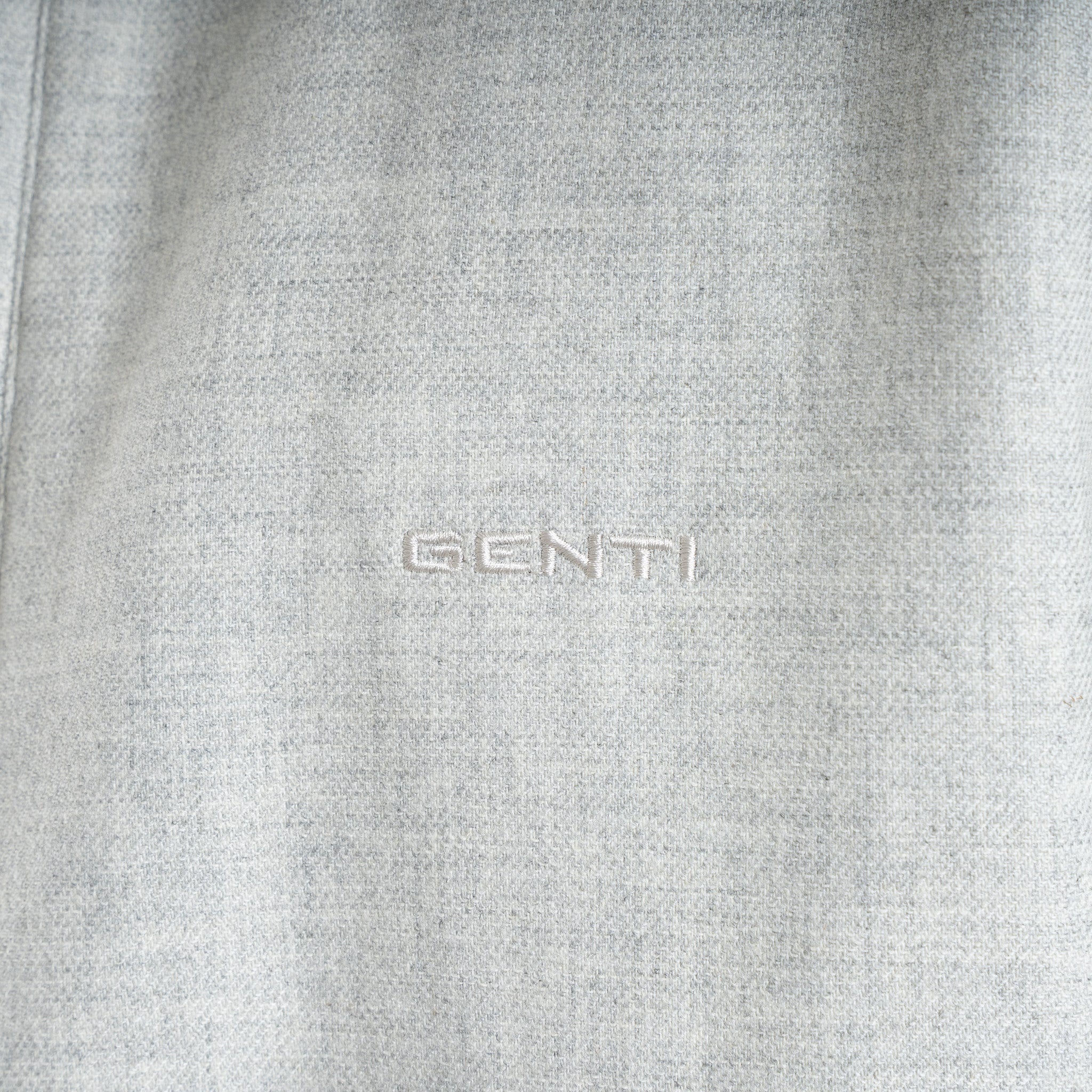 Genti Overshirt Lichtgrijs | Merino