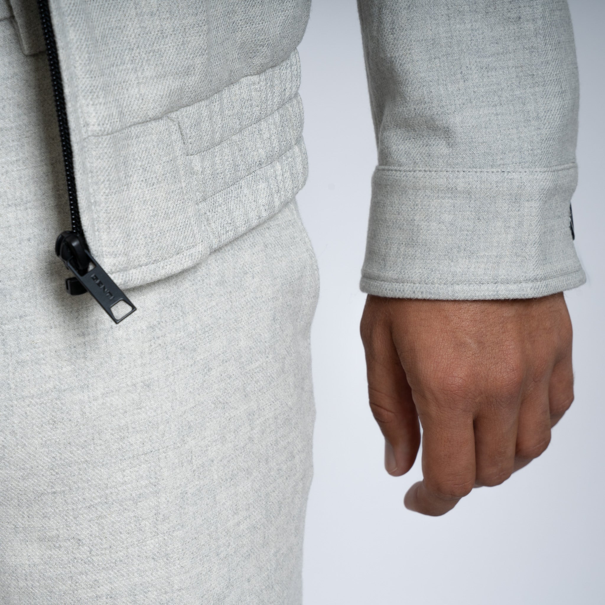 Genti Overshirt Lichtgrijs | Merino
