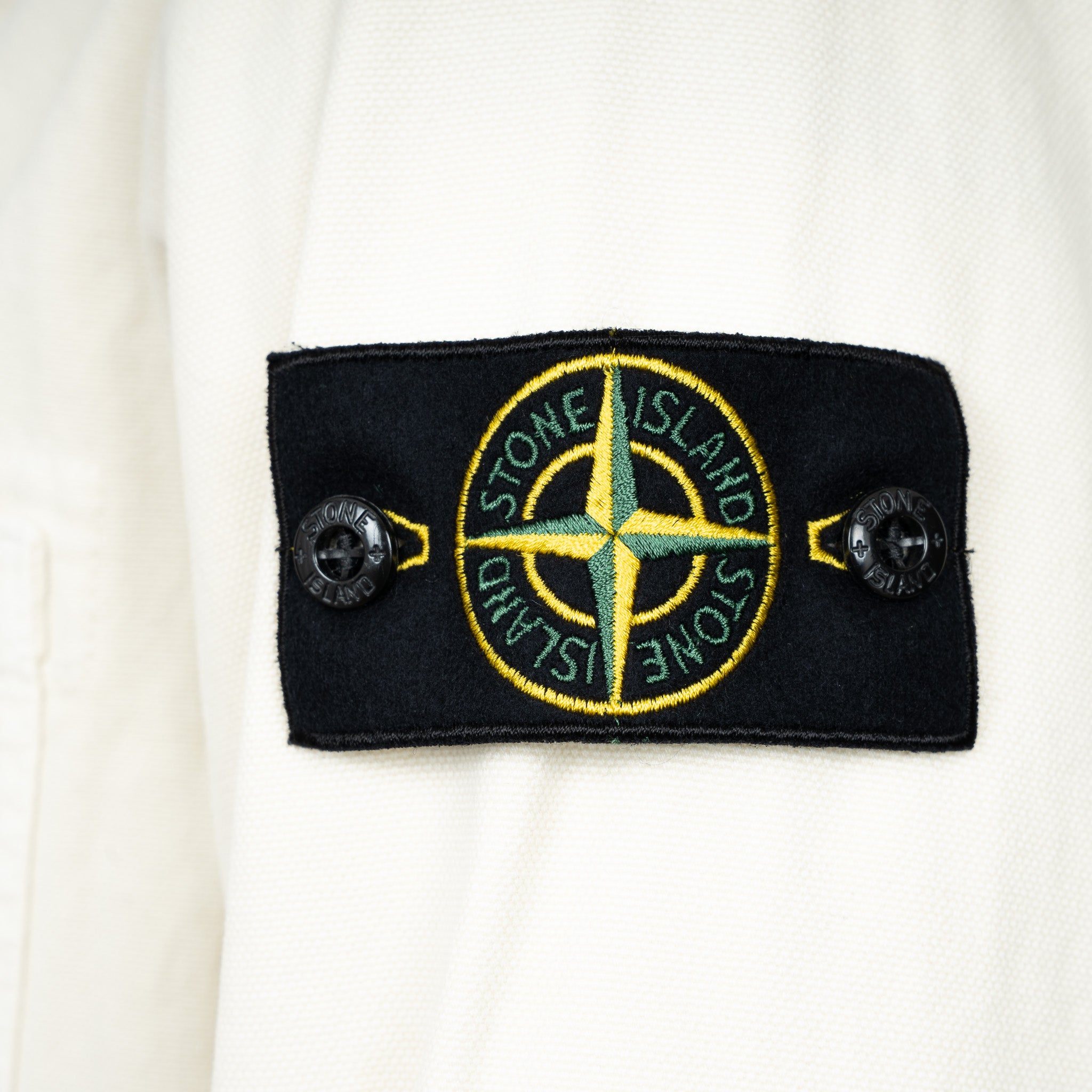 Stone Island Overshirt Crème | Panama 'OLD' Effect