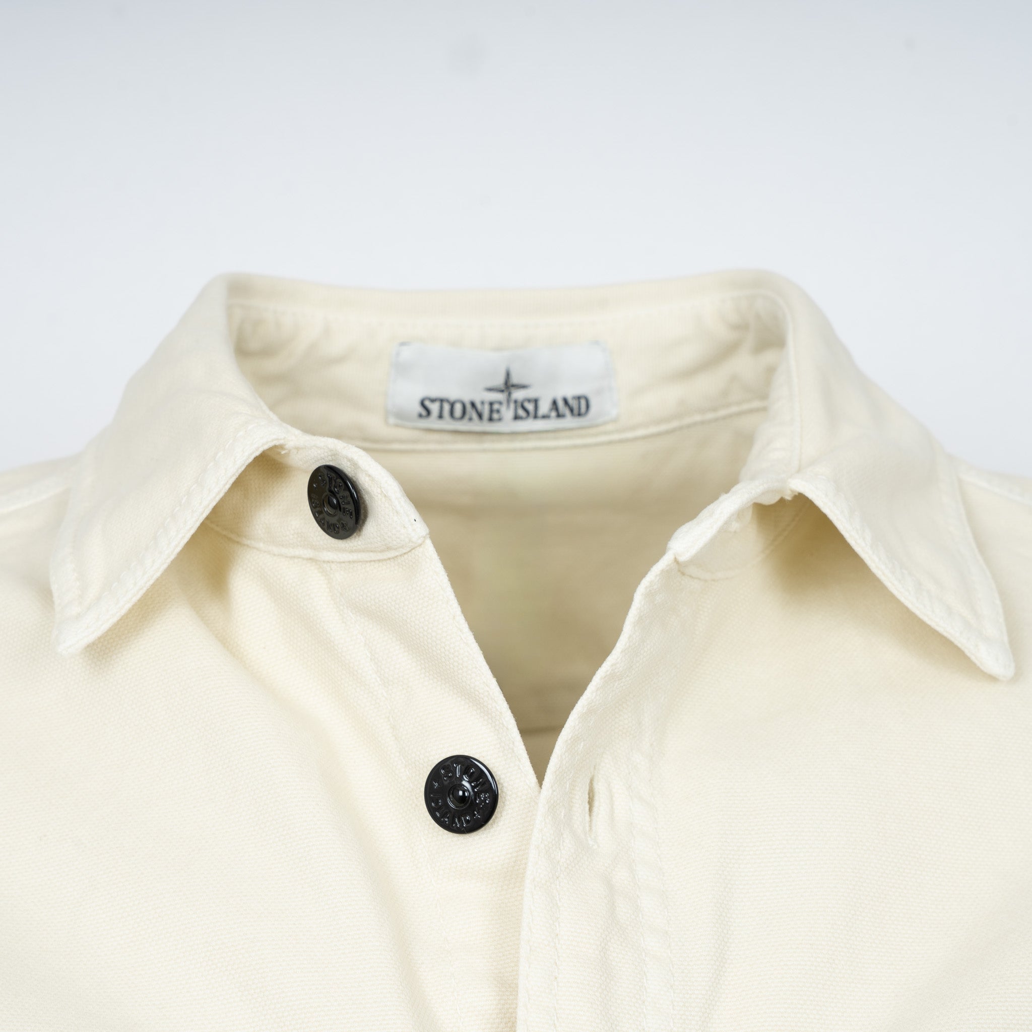 Stone Island Overshirt Crème | Panama 'OLD' Effect