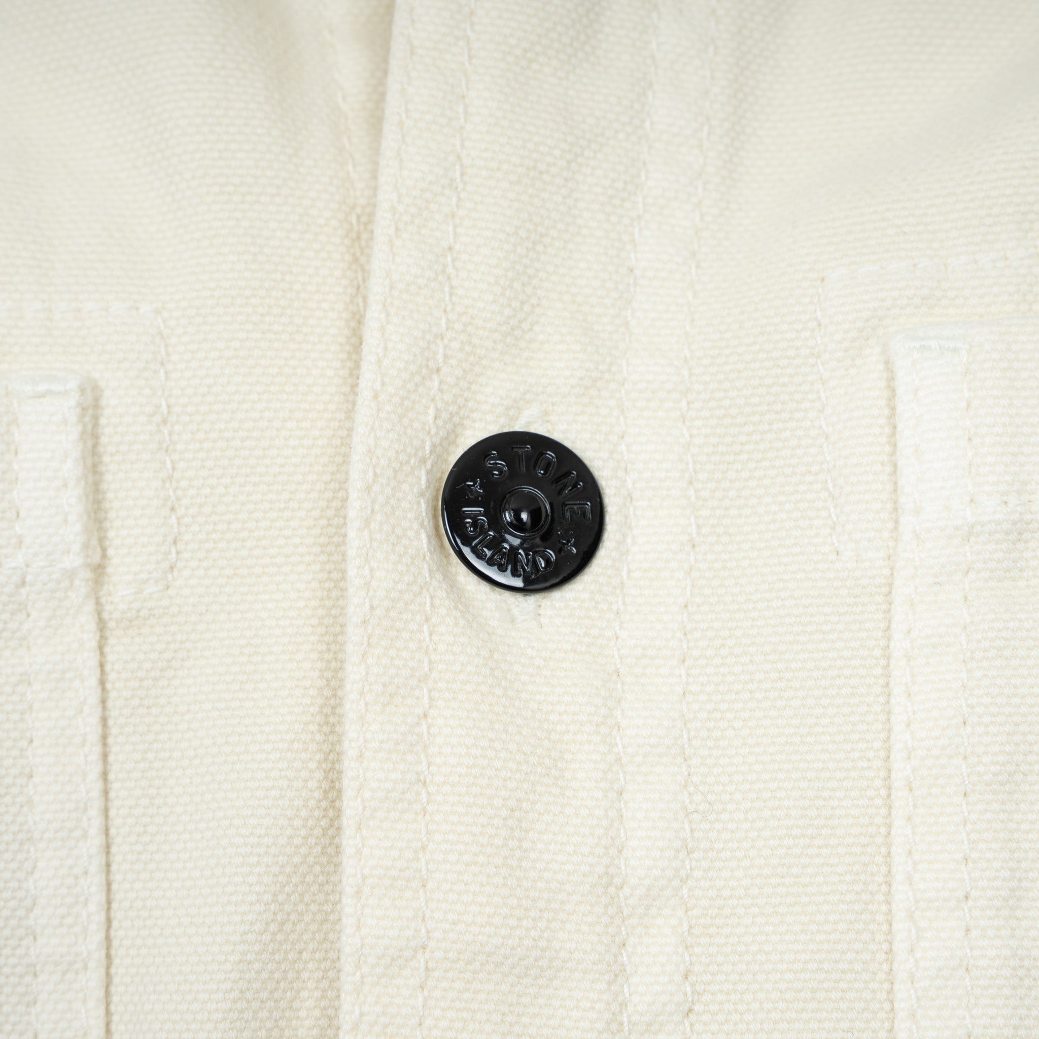 Stone Island Overshirt Crème | Panama 'OLD' Effect