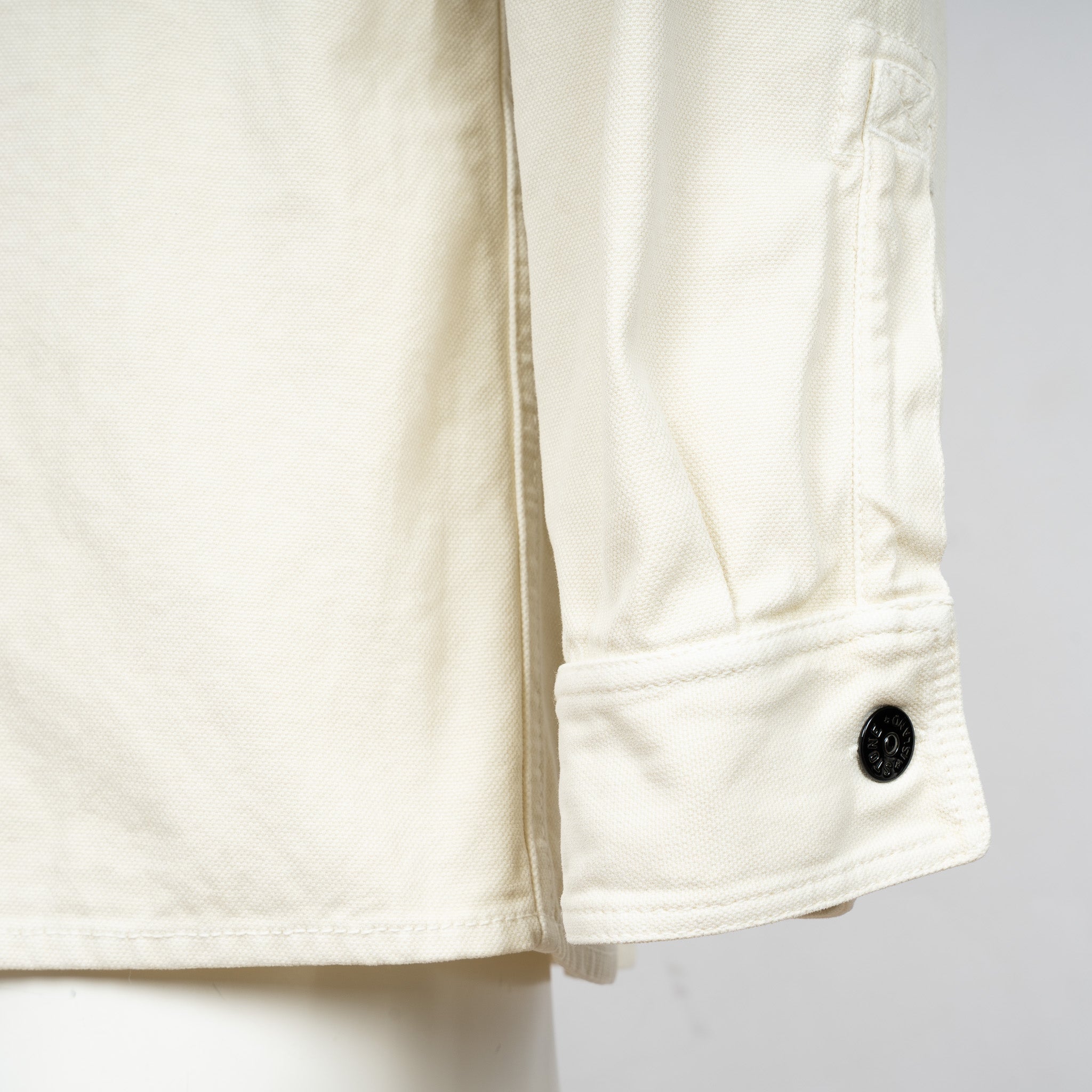 Stone Island Overshirt Crème | Panama 'OLD' Effect