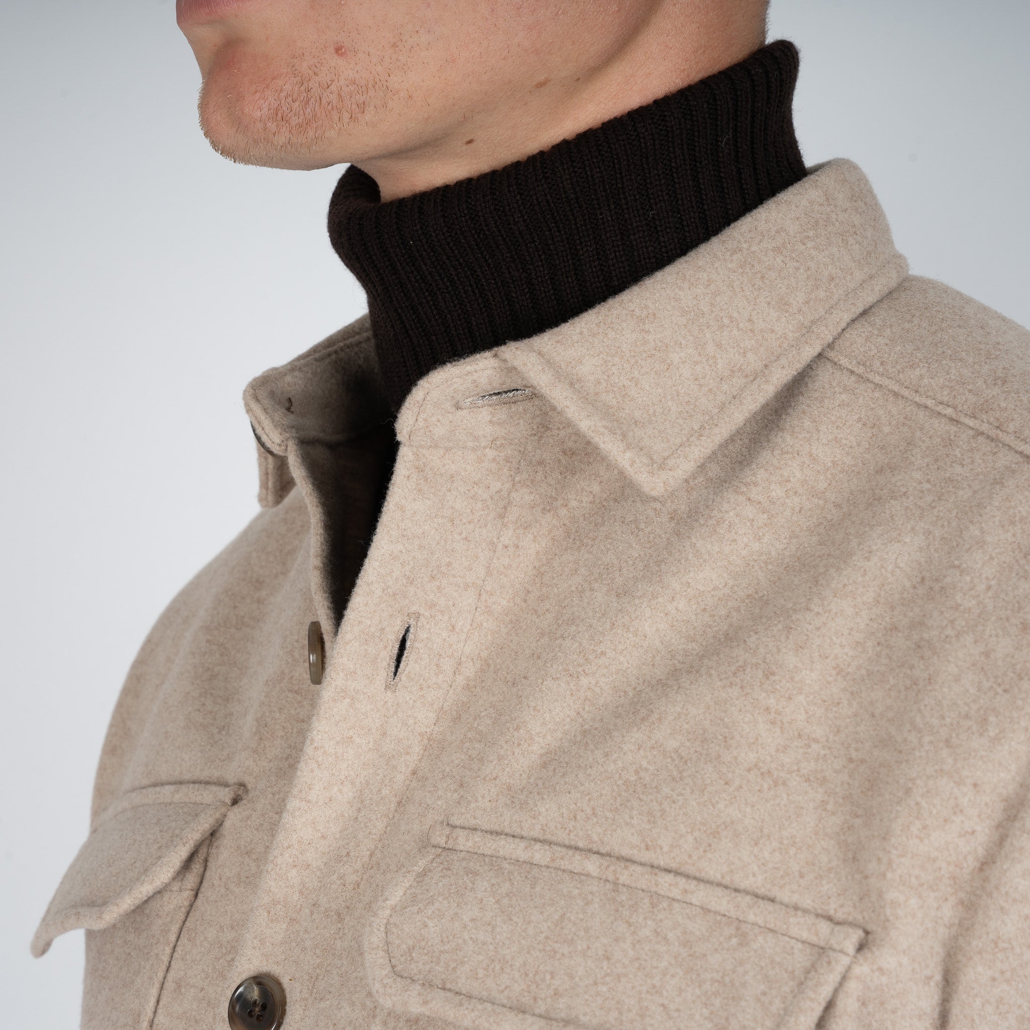 SEVEN DIALS Overshirt Beige | Kent