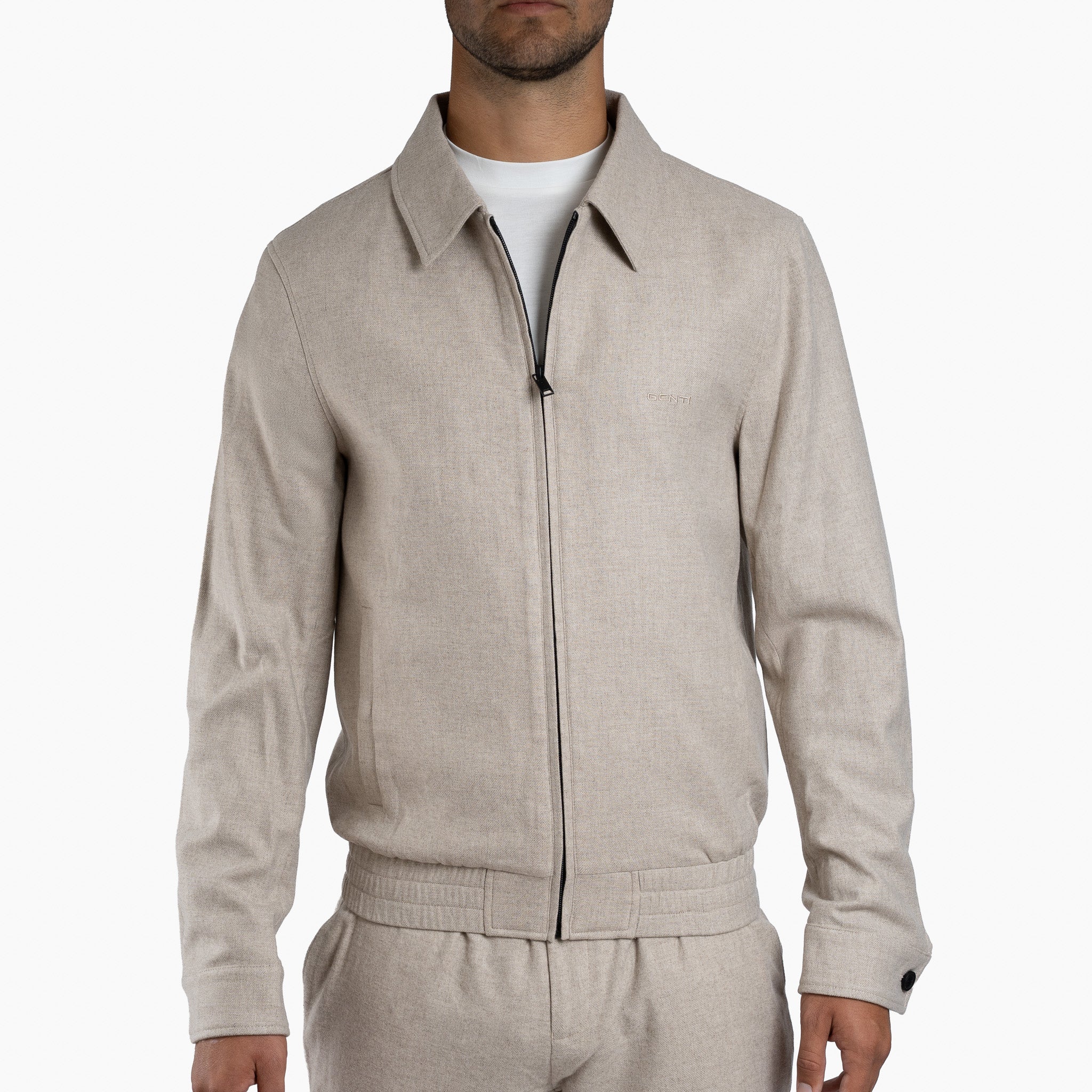 Genti Overshirt Beige | Merino