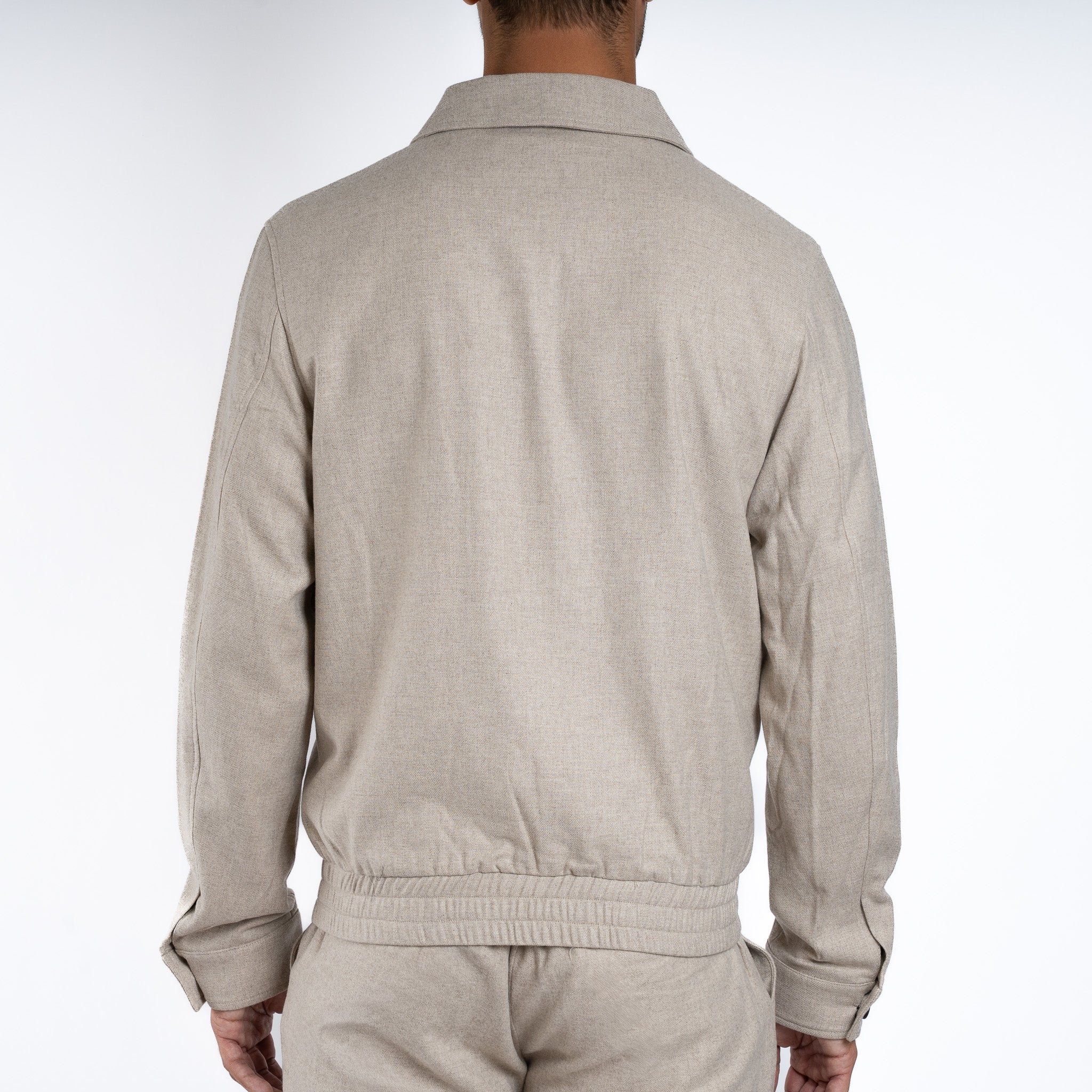 Genti Overshirt Beige | Merino