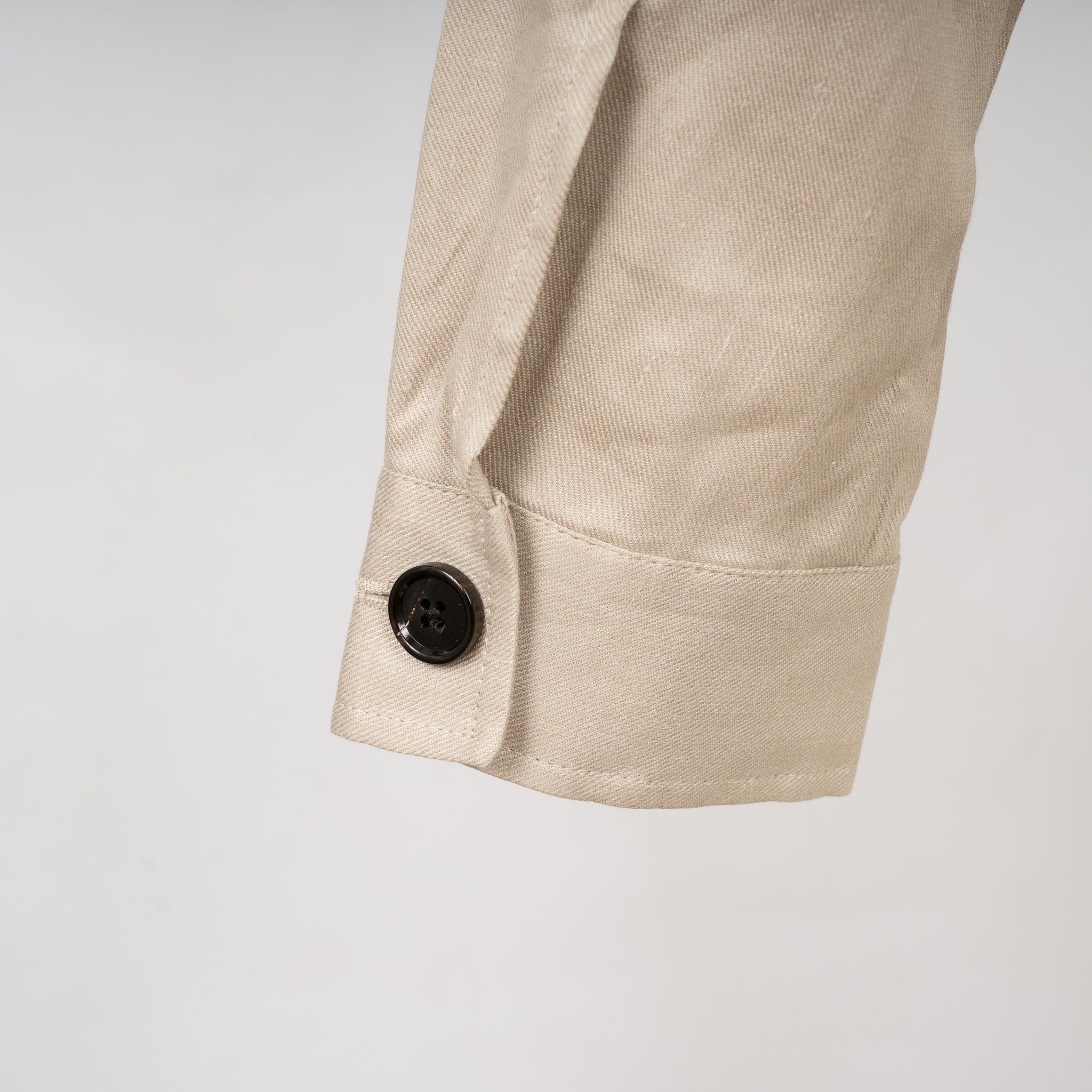 Profuomo Overshirt Beige | Linnen & Katoen