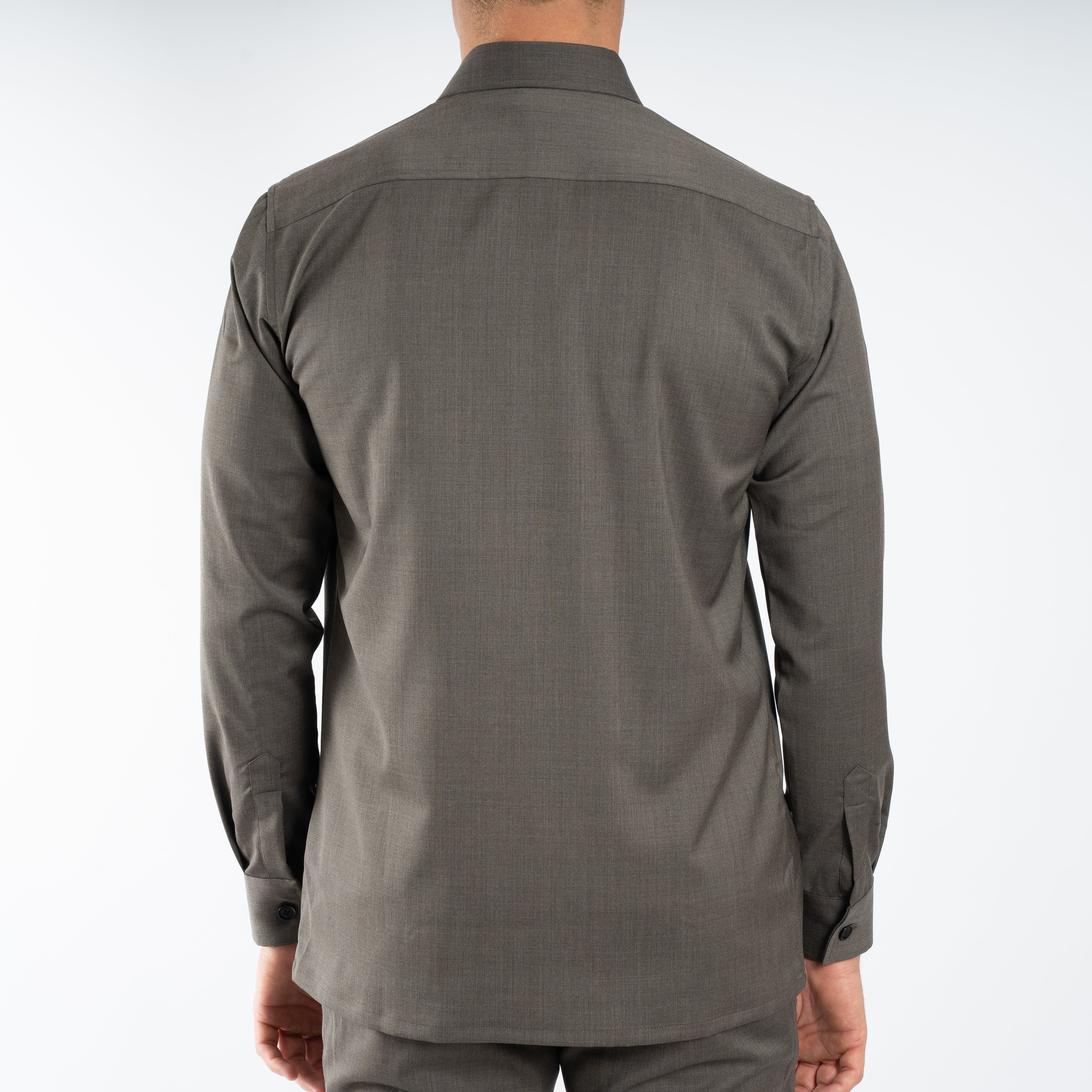 Genti Overshirt Bruin | Dynamic Fabric