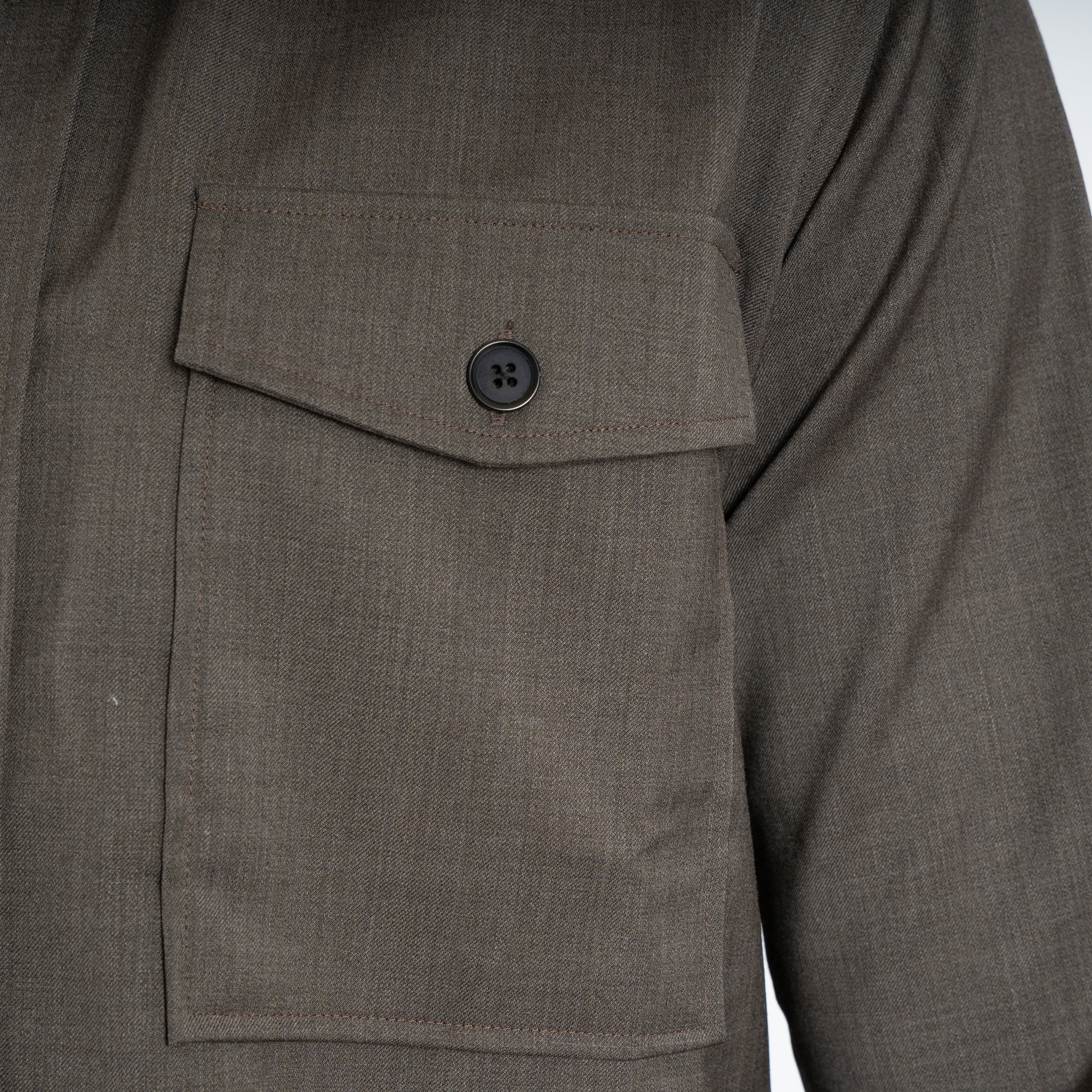 Genti Overshirt Bruin | Dynamic Fabric