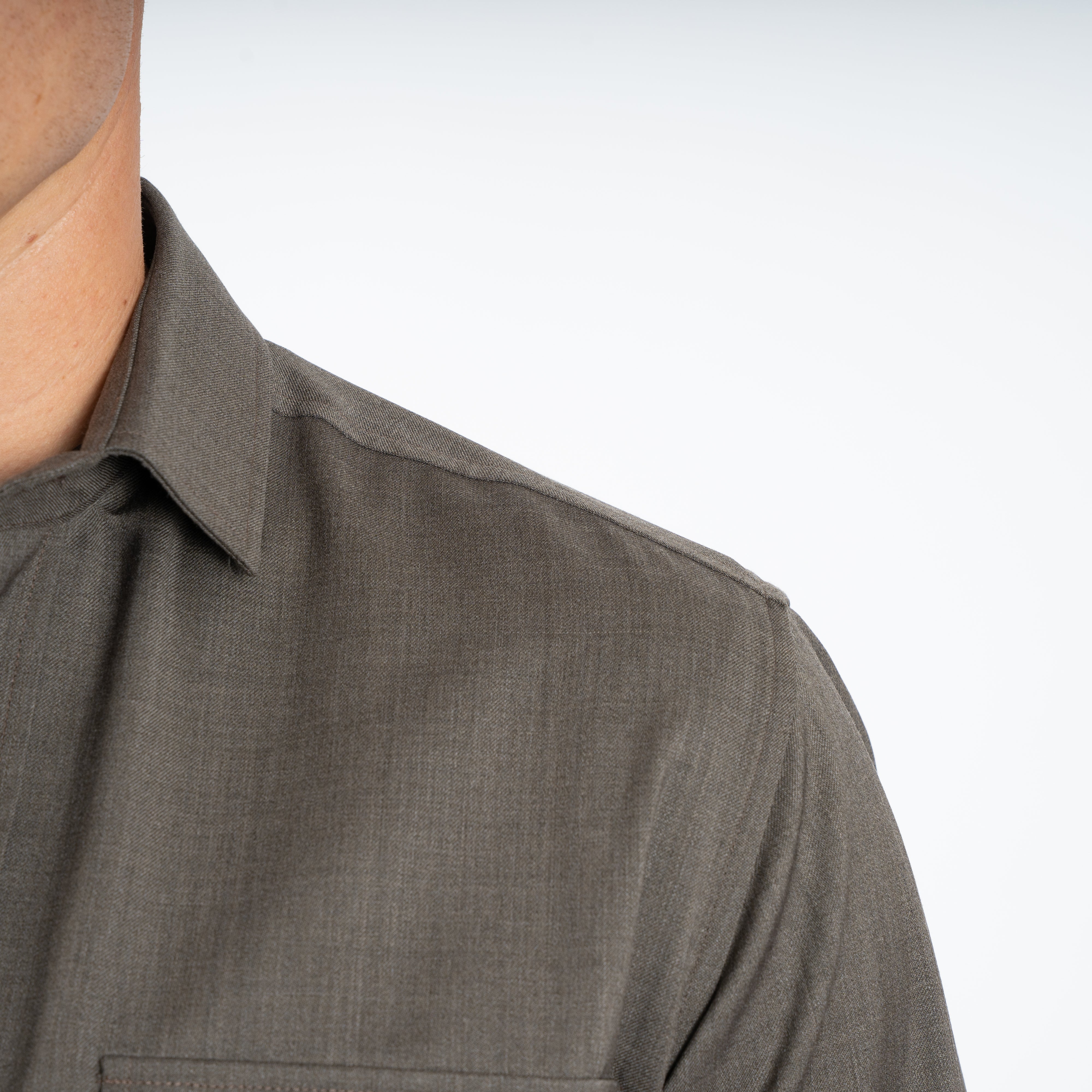 Genti Overshirt Bruin | Dynamic Fabric