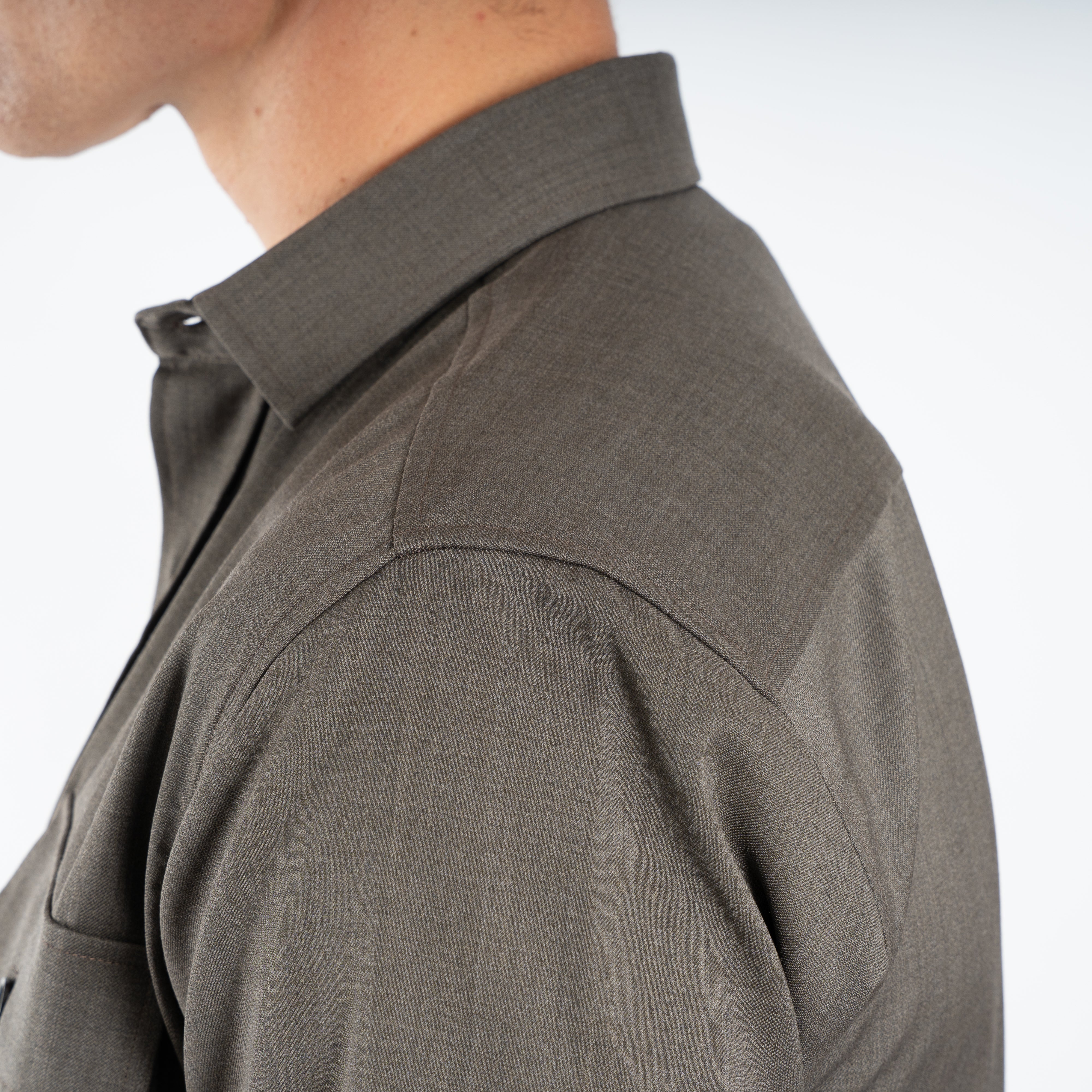 Genti Overshirt Bruin | Dynamic Fabric