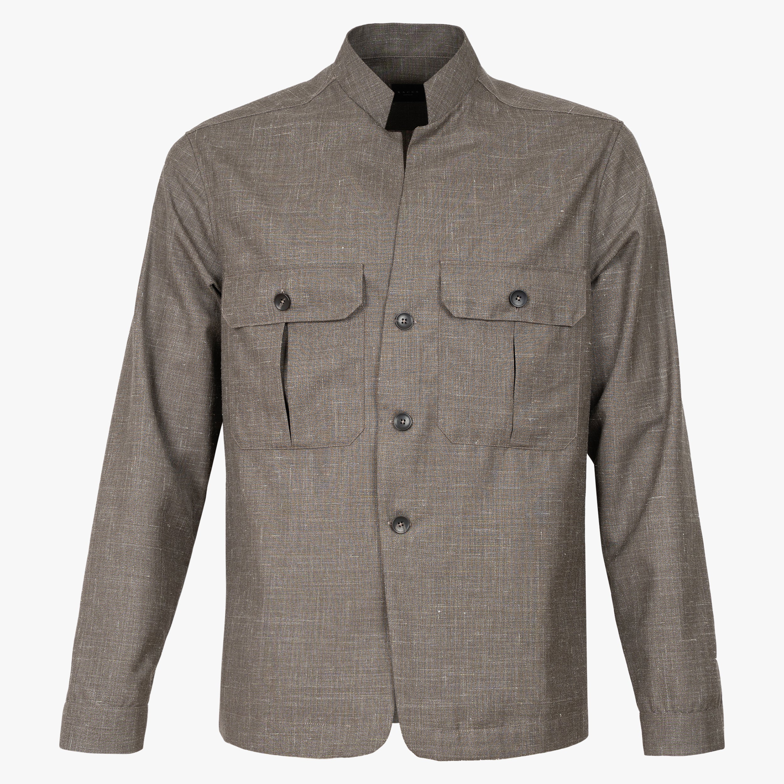 Xacus Overshirt Bruin | Unfold