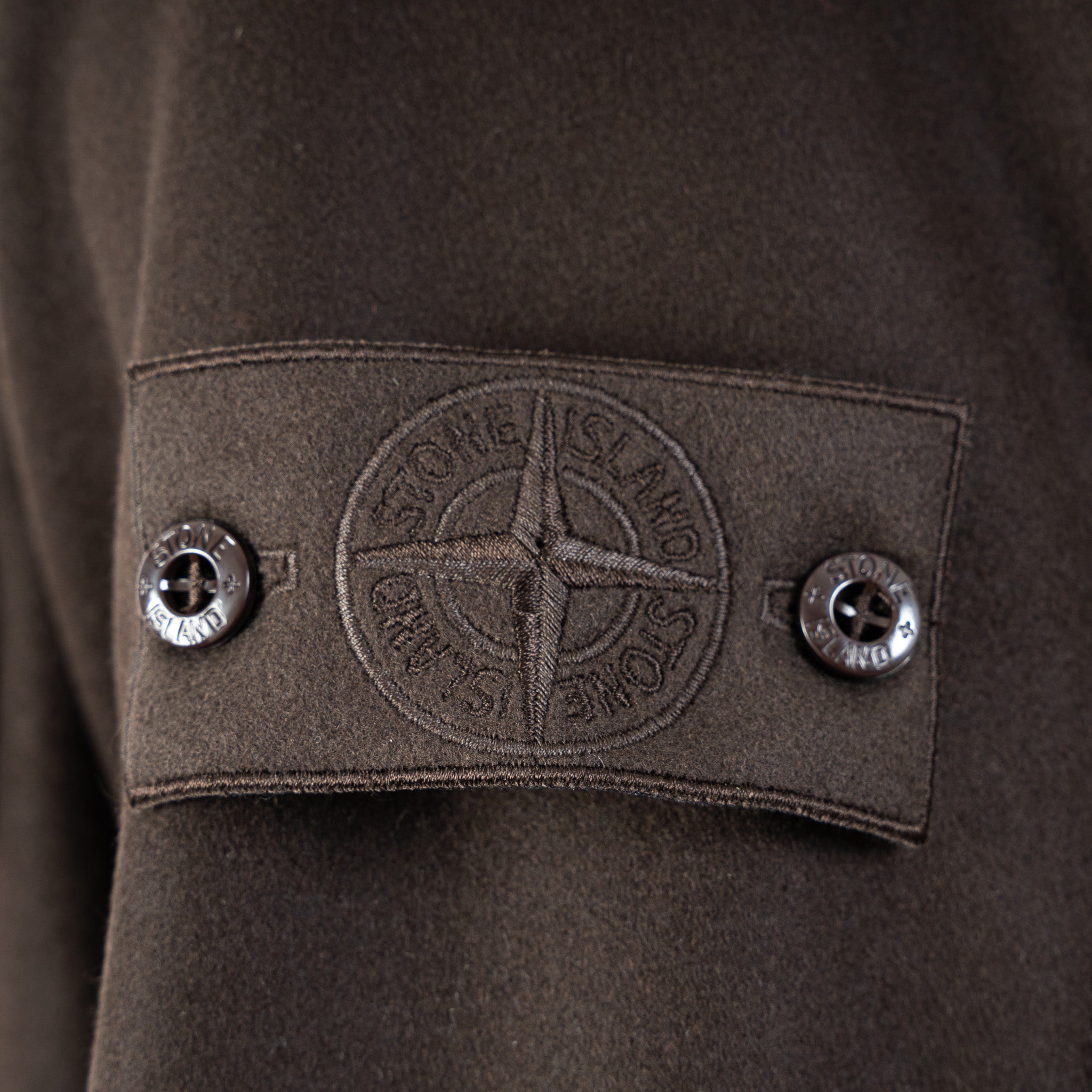 Stone Island Overshirt Bruin | Ghost