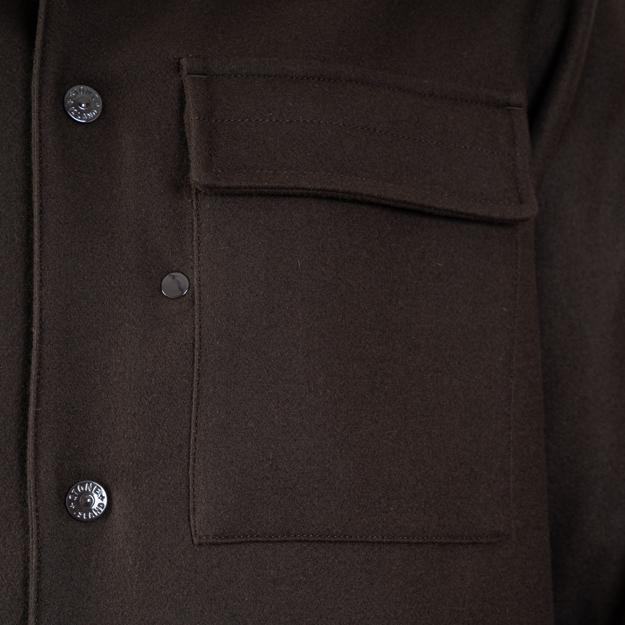 Stone Island Overshirt Bruin | Ghost
