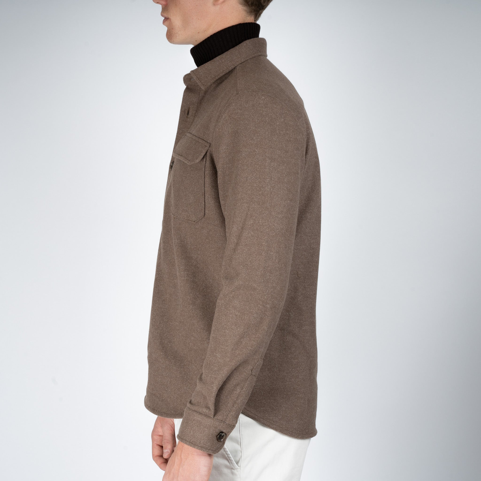 SEVEN DIALS Overshirt Bruin | Kent