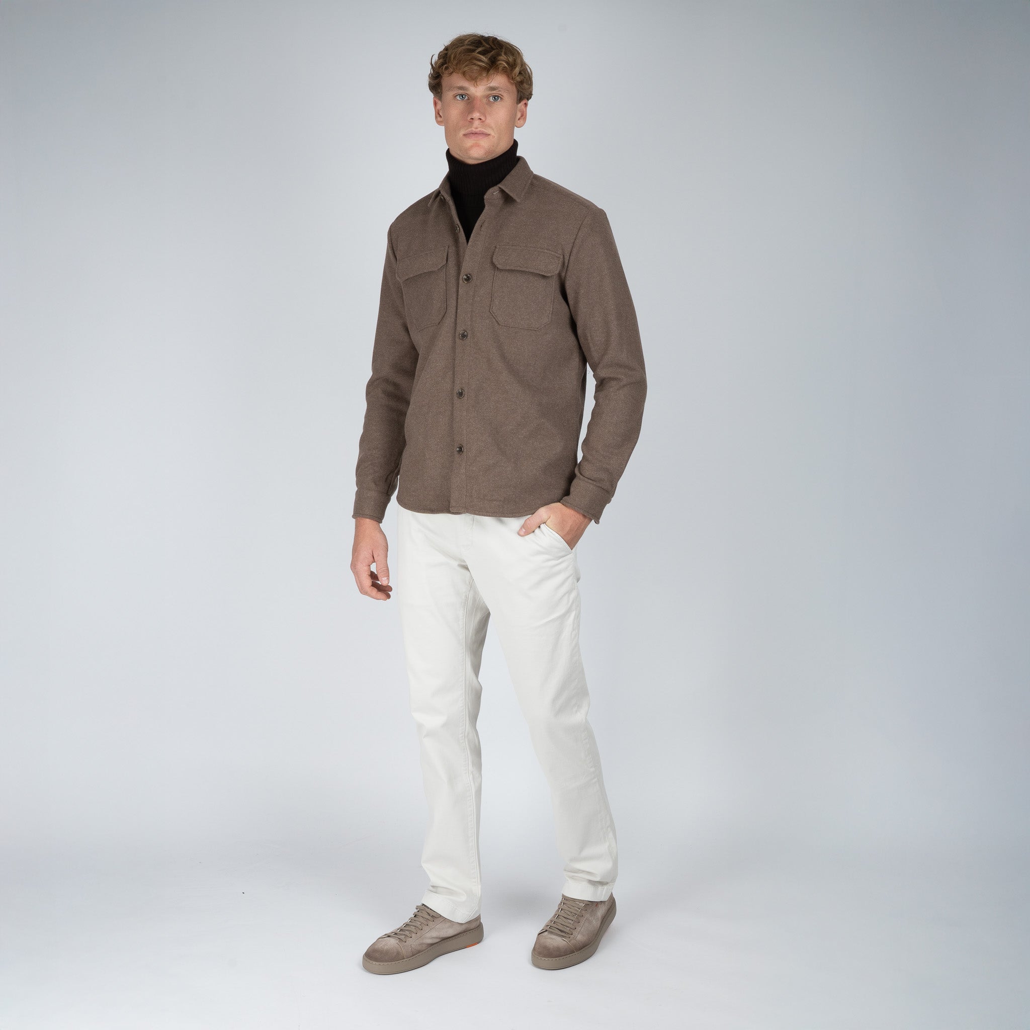 SEVEN DIALS Overshirt Bruin | Kent
