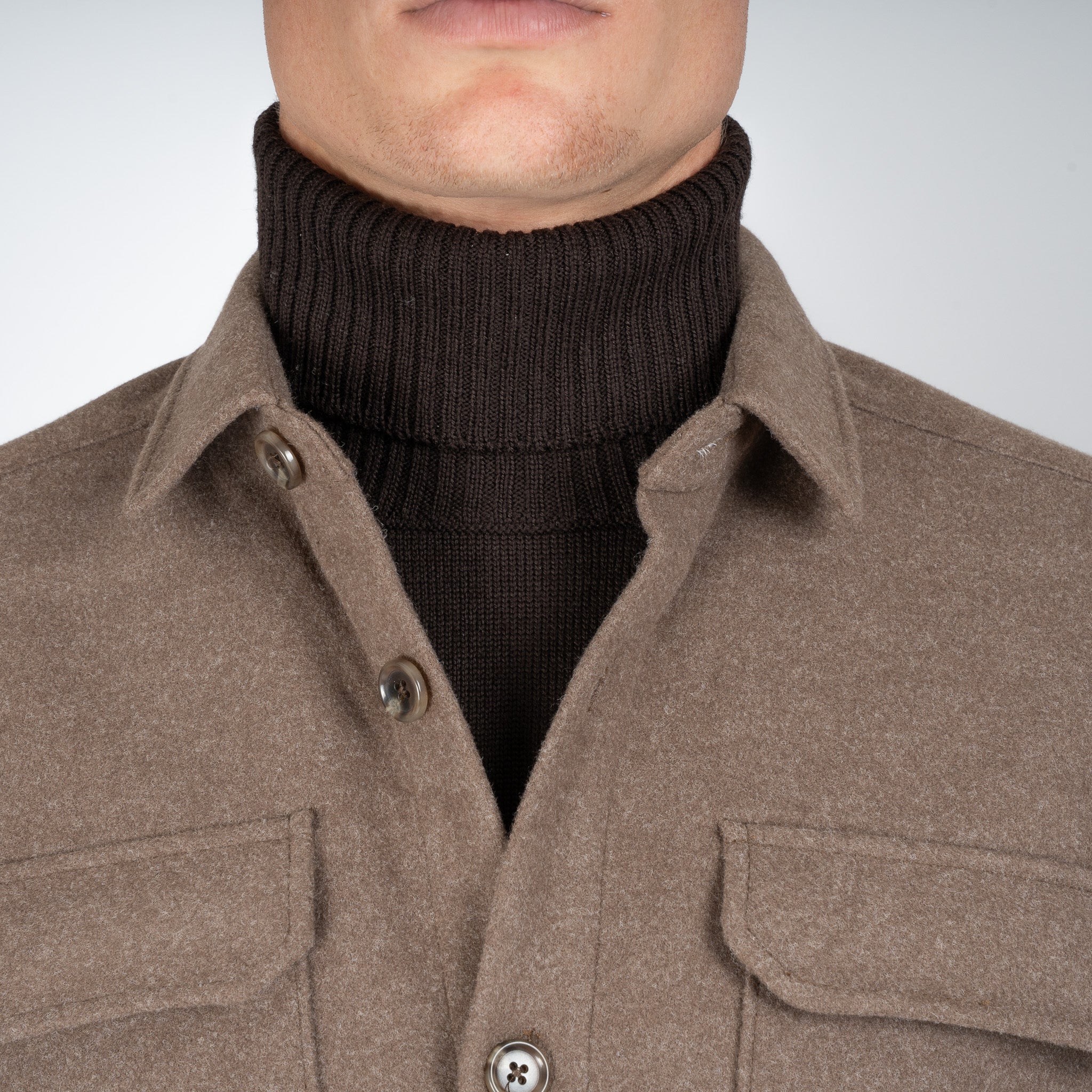 SEVEN DIALS Overshirt Bruin | Kent