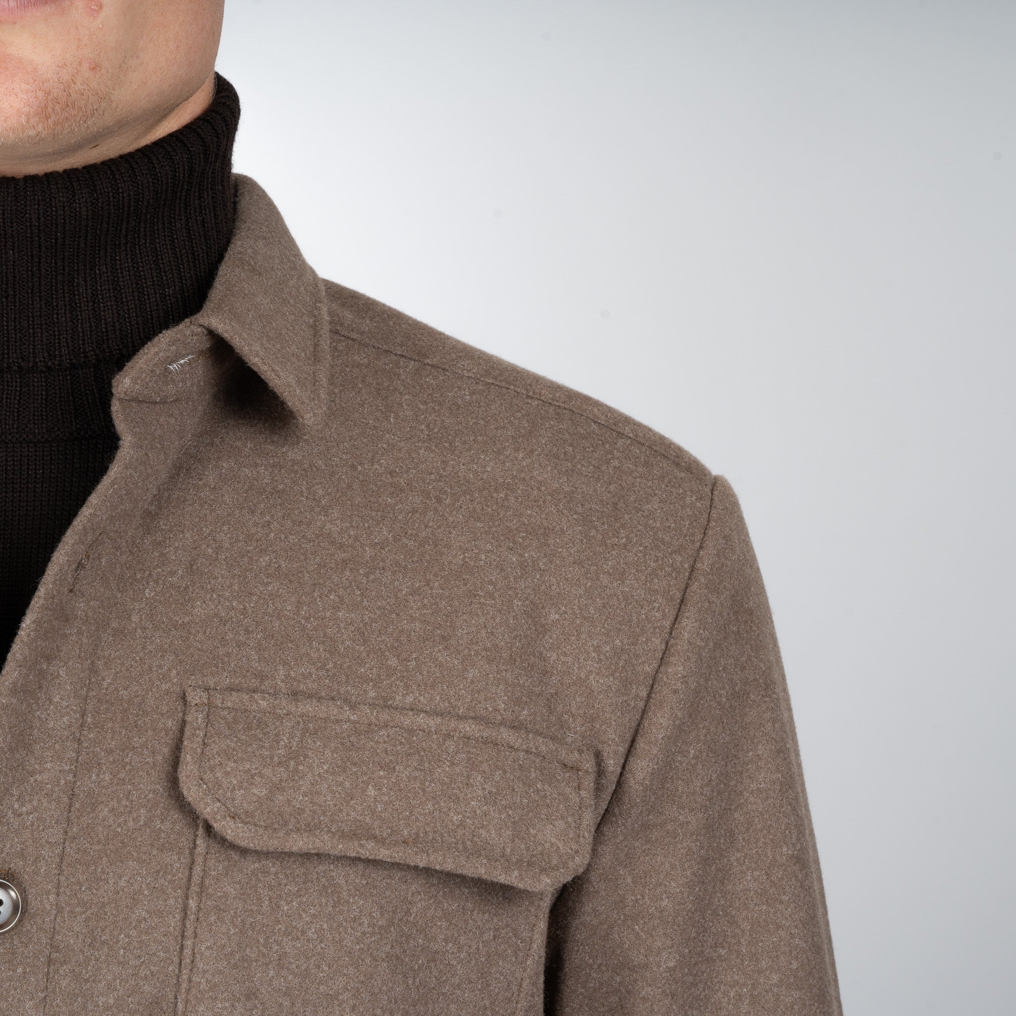 SEVEN DIALS Overshirt Bruin | Kent