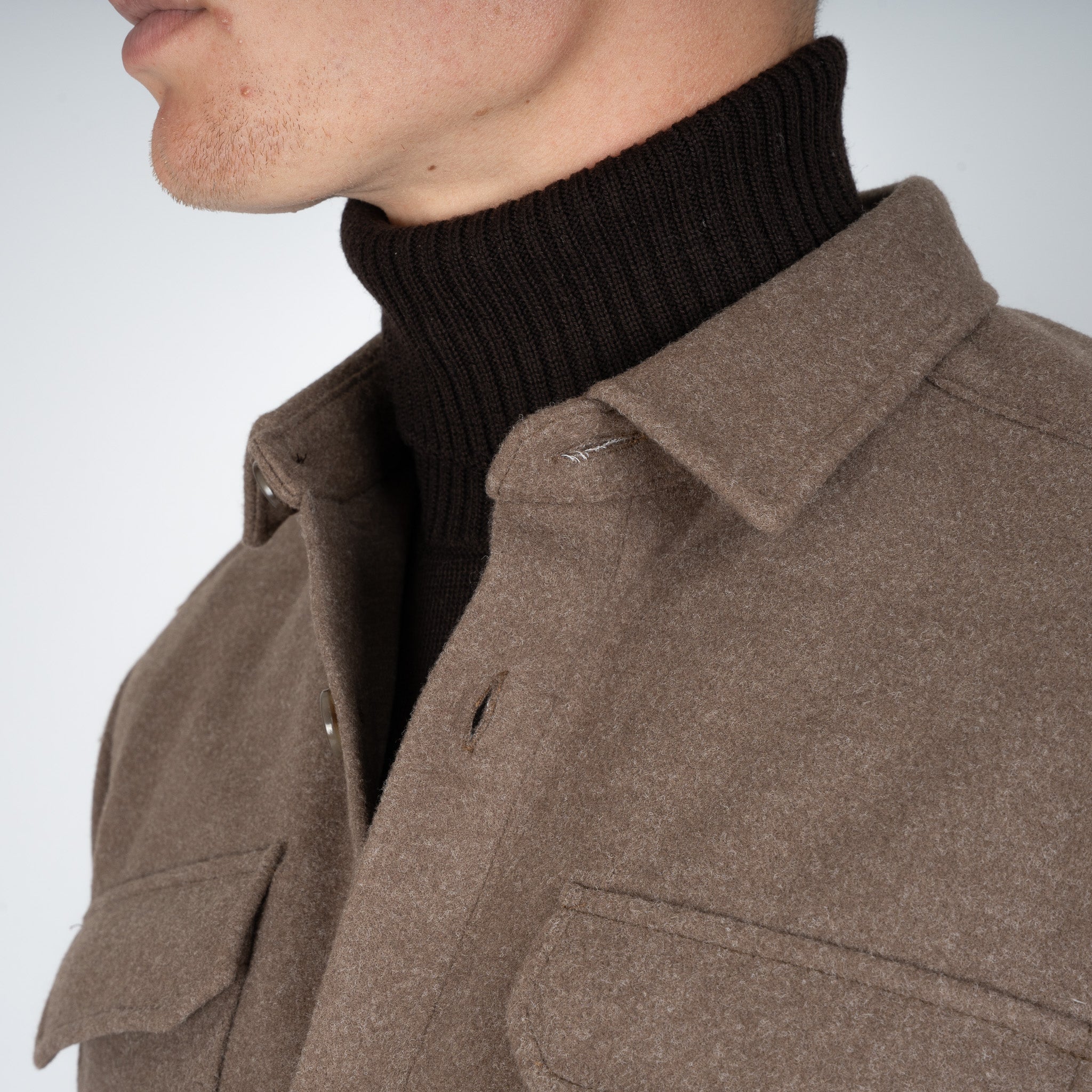 SEVEN DIALS Overshirt Bruin | Kent