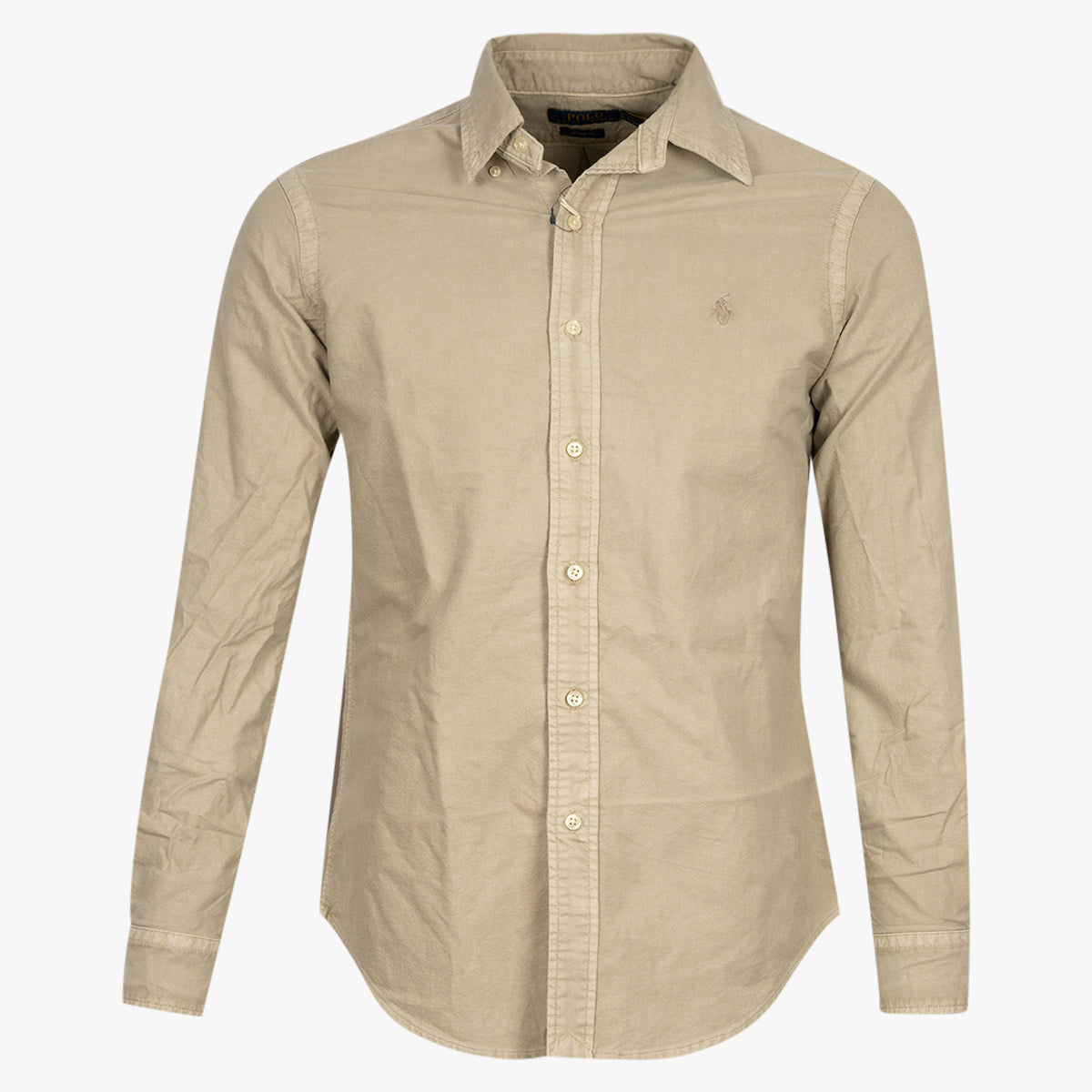 Ralph Lauren Overhemd Beige | Custom Fit