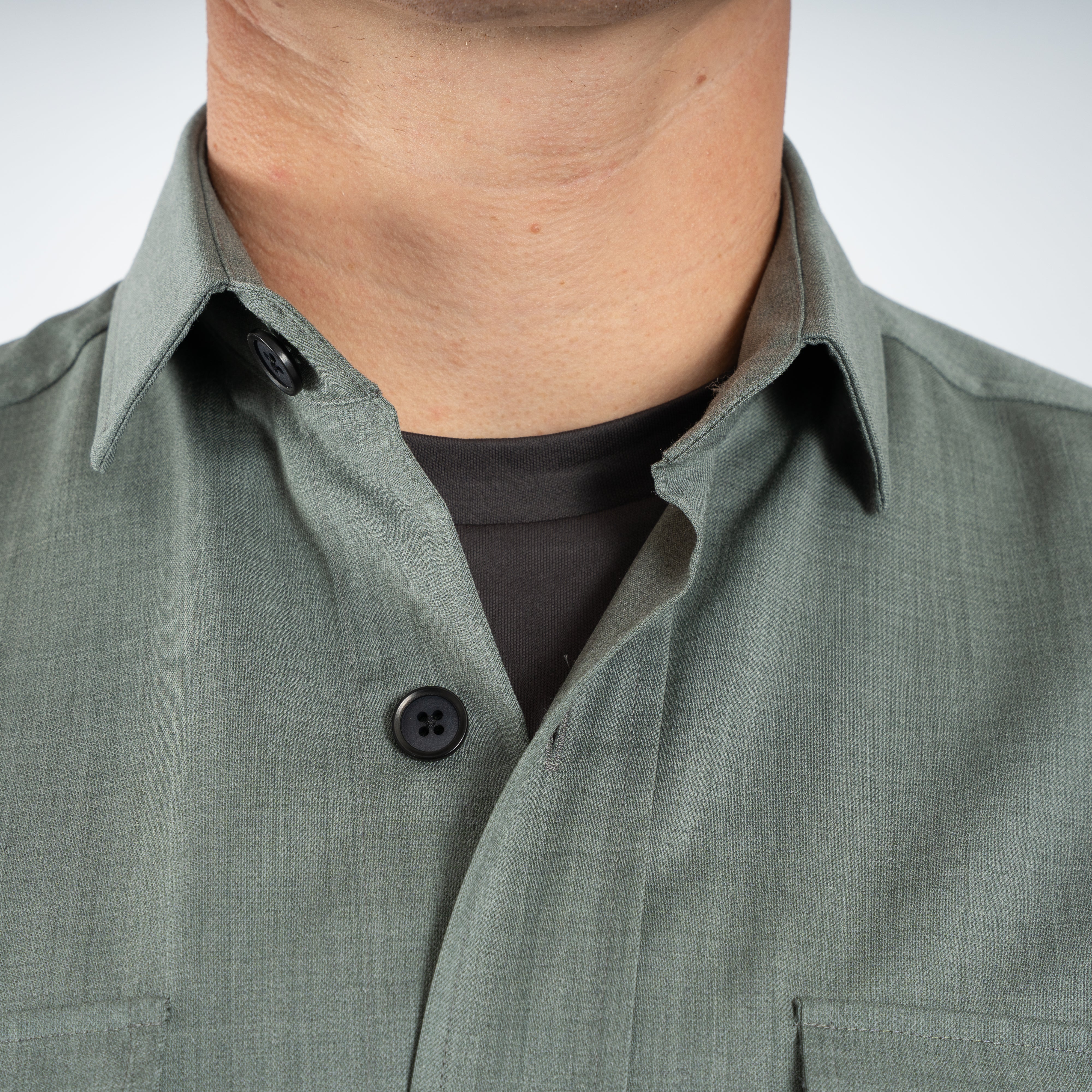 Genti Overshirt Groen | Dynamic Fabric