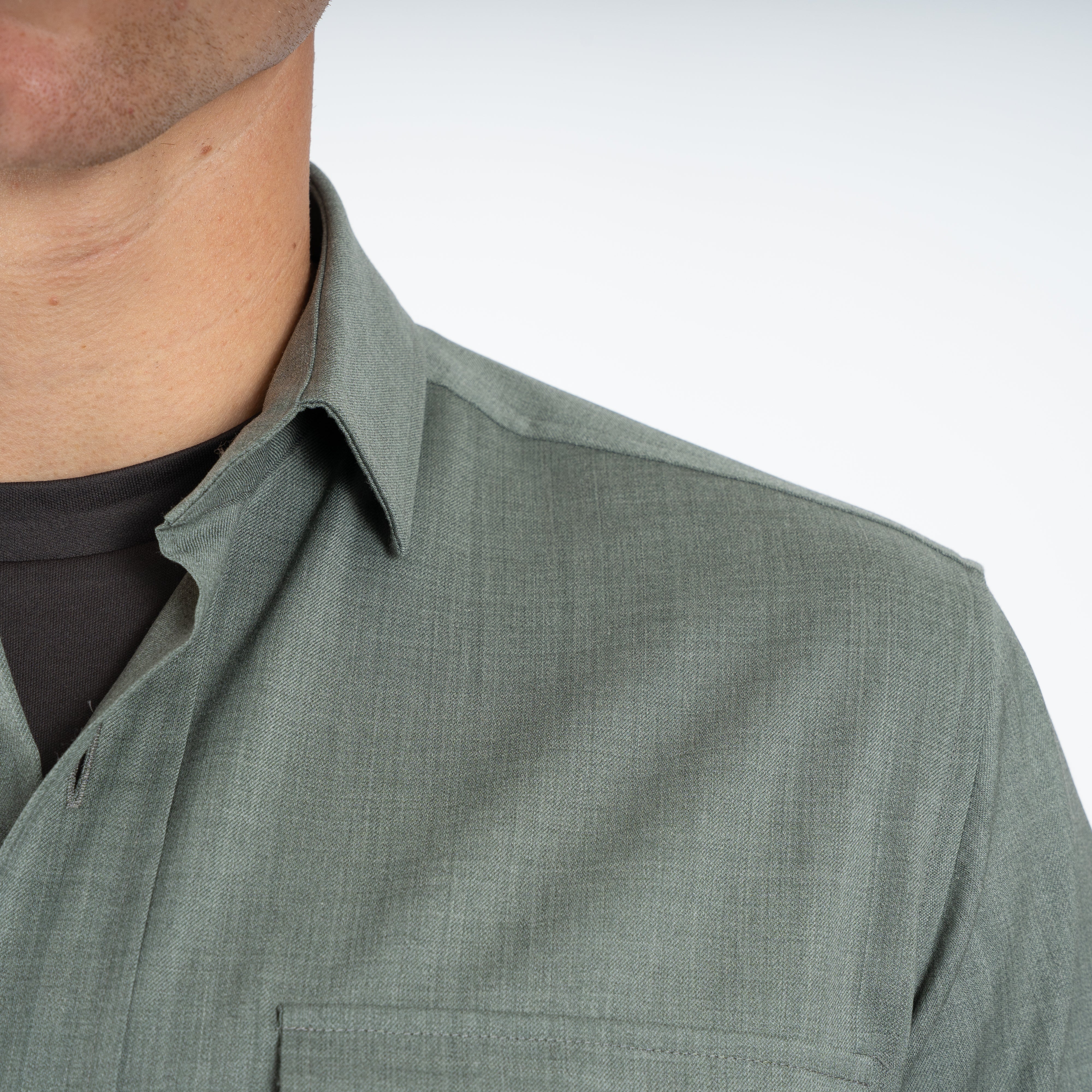 Genti Overshirt Groen | Dynamic Fabric