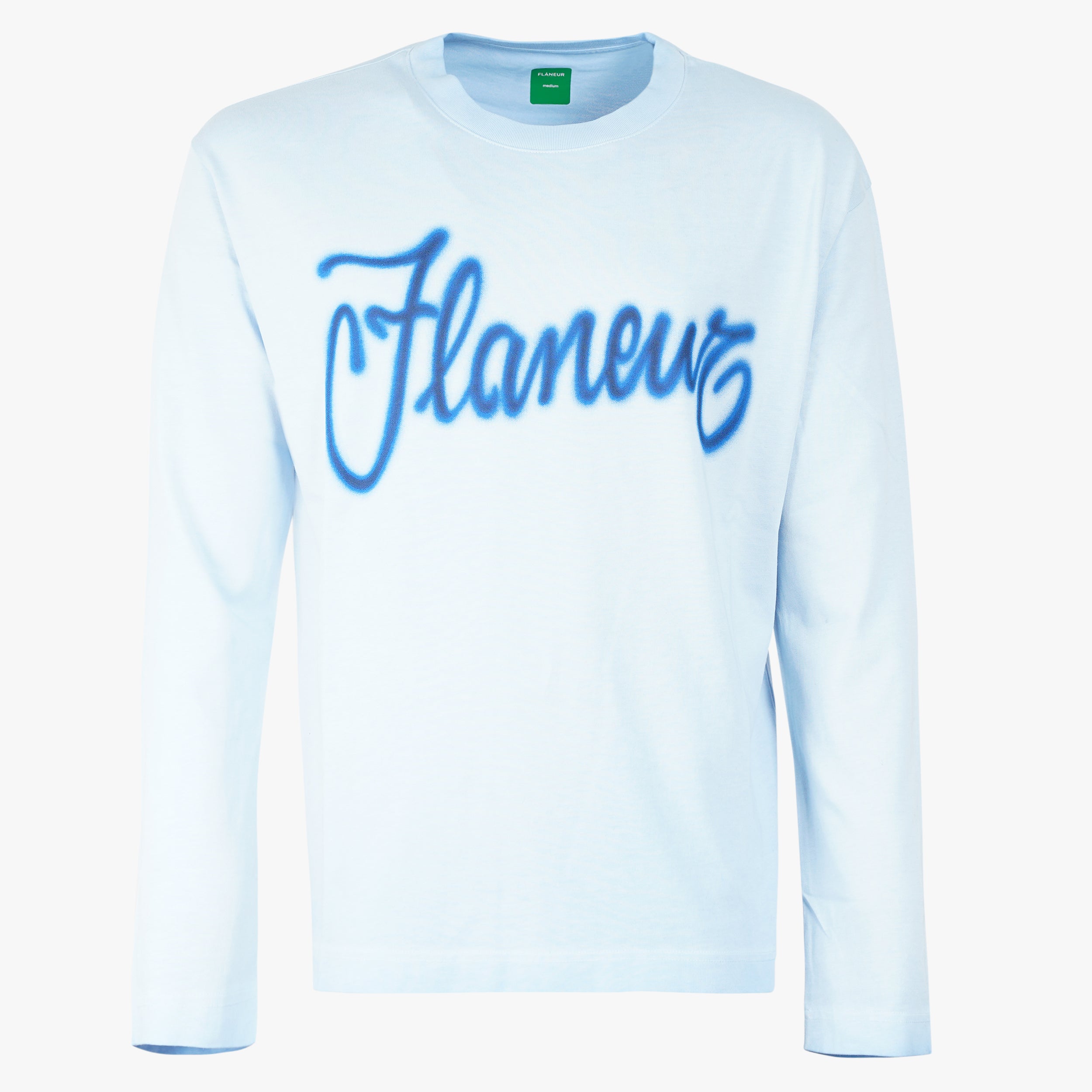 Flaneur Longsleeve Shirt Lichtblauw | Airbrush Summer