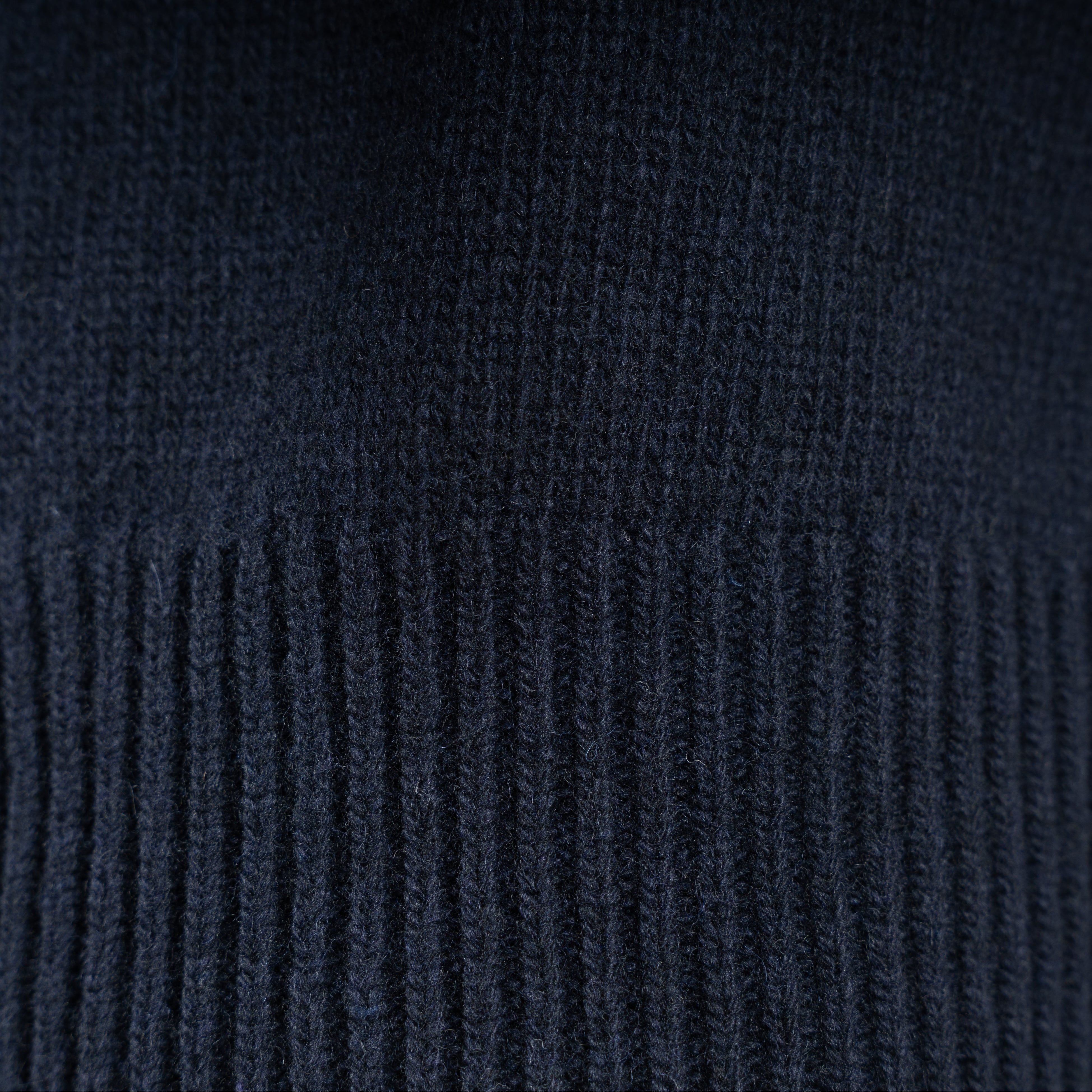 Stone Island Gebreid Vest met Knopen Donkerblauw | Lambswool