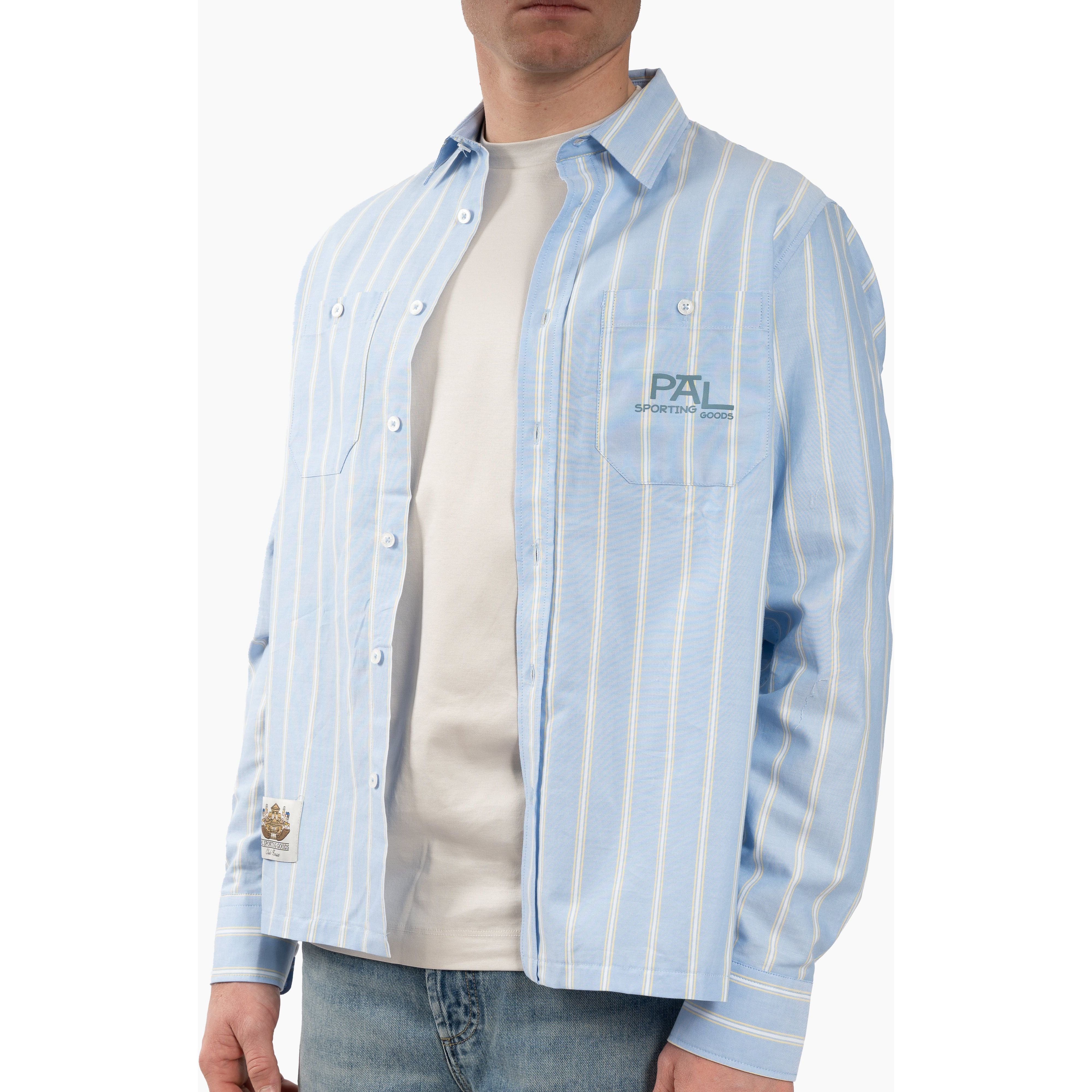 Pal Sporting Goods Overhemd Lichtblauw Gestreept | Ripple Oxford