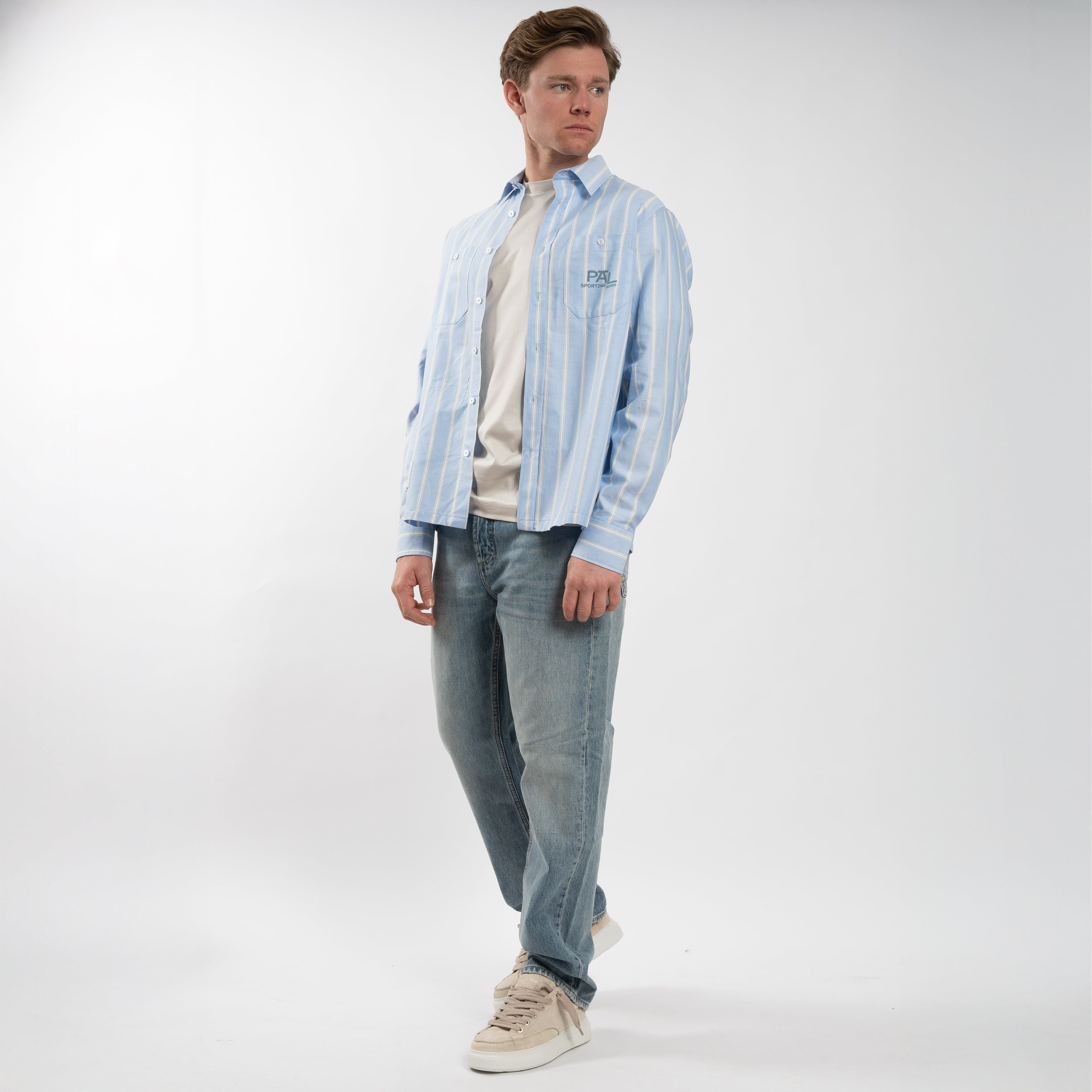 Pal Sporting Goods Overhemd Lichtblauw Gestreept | Ripple Oxford
