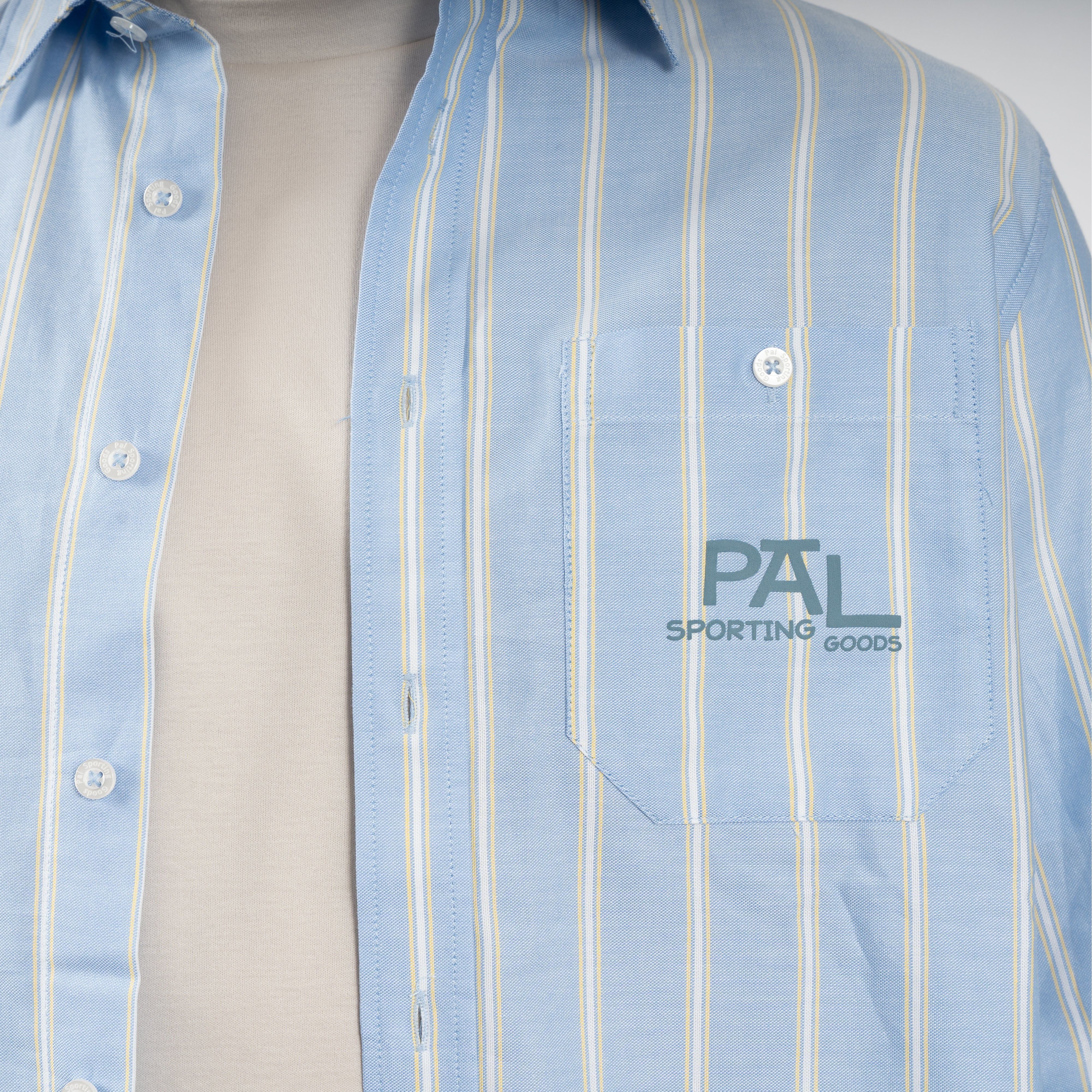 Pal Sporting Goods Overhemd Lichtblauw Gestreept | Ripple Oxford