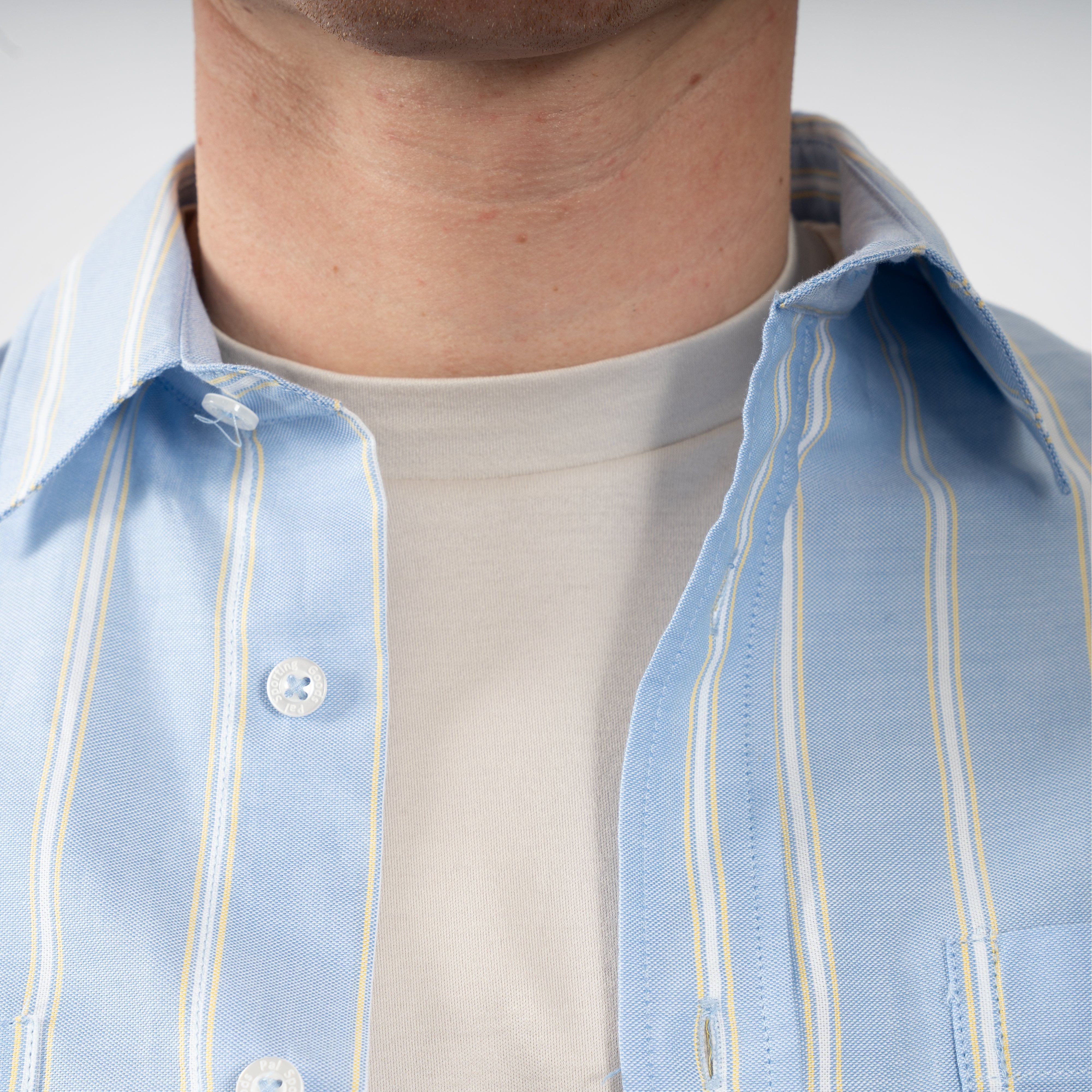 Pal Sporting Goods Overhemd Lichtblauw Gestreept | Ripple Oxford