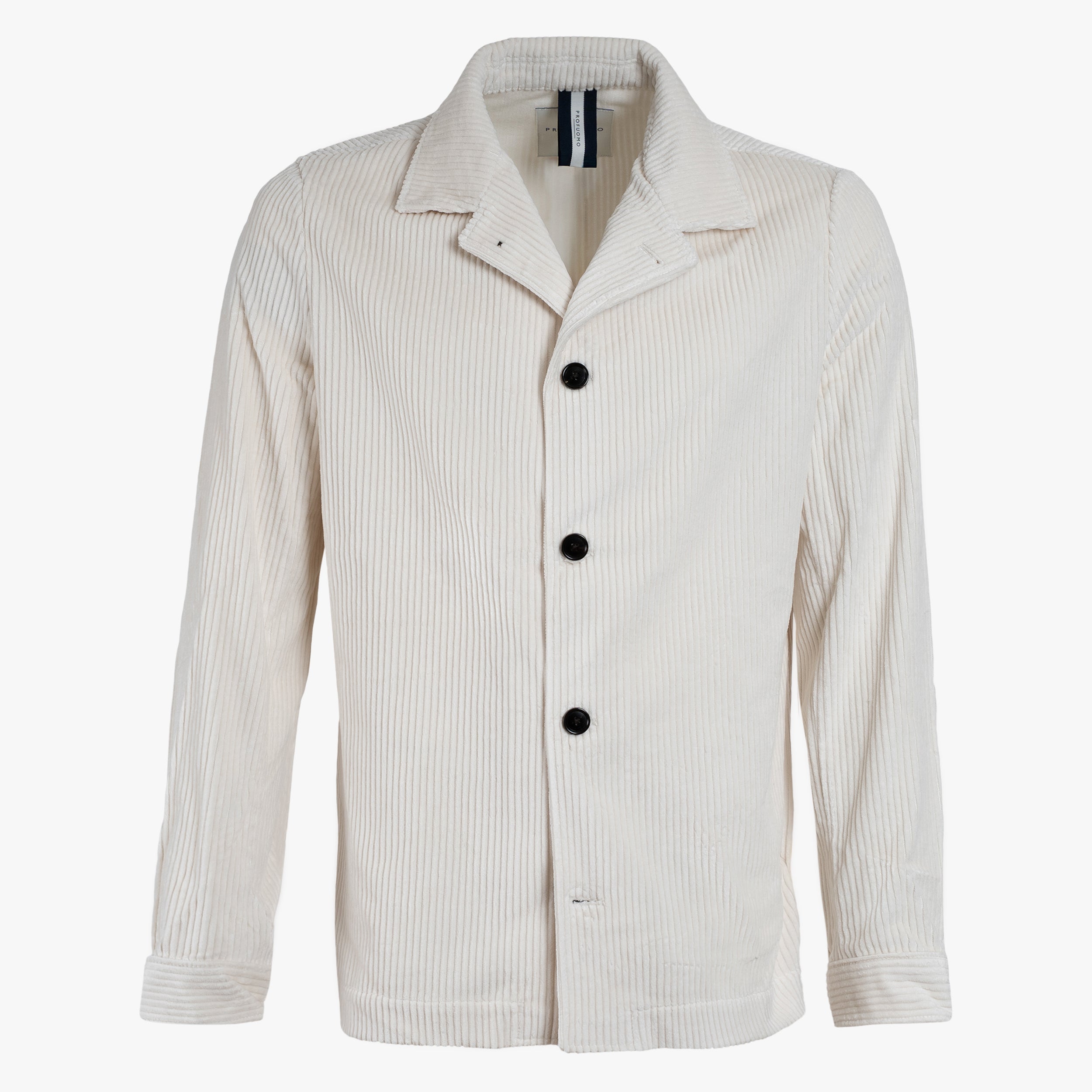 Profuomo Overshirt Off-White | Corduroy