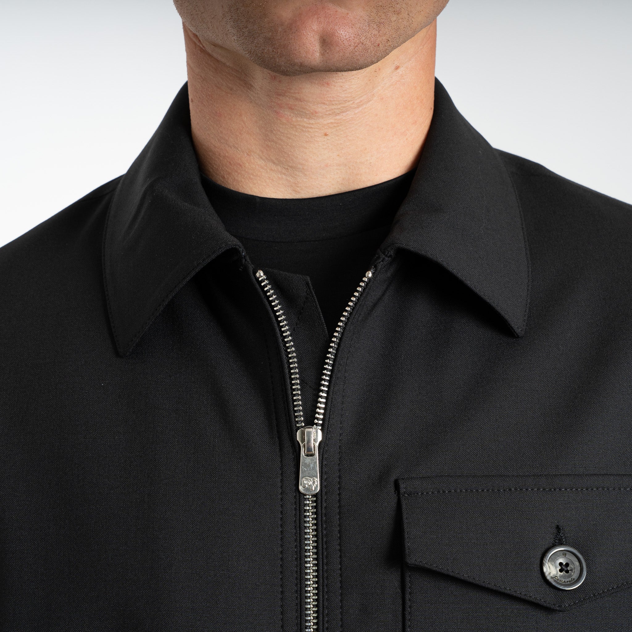 Marco Pescarolo Overshirt Zwart | Ventuno
