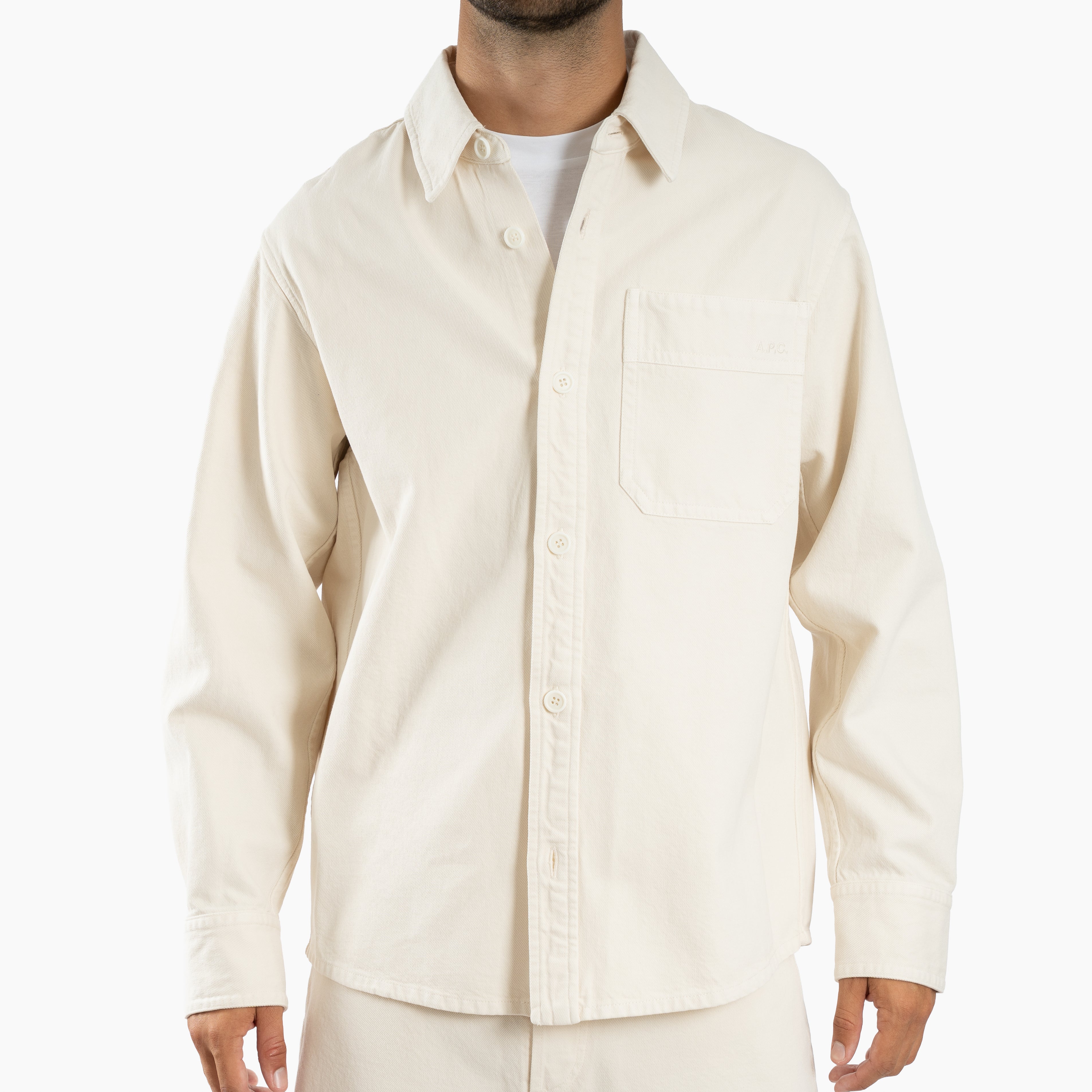 A.P.C. Overshirt Creme | Basile Overshirt