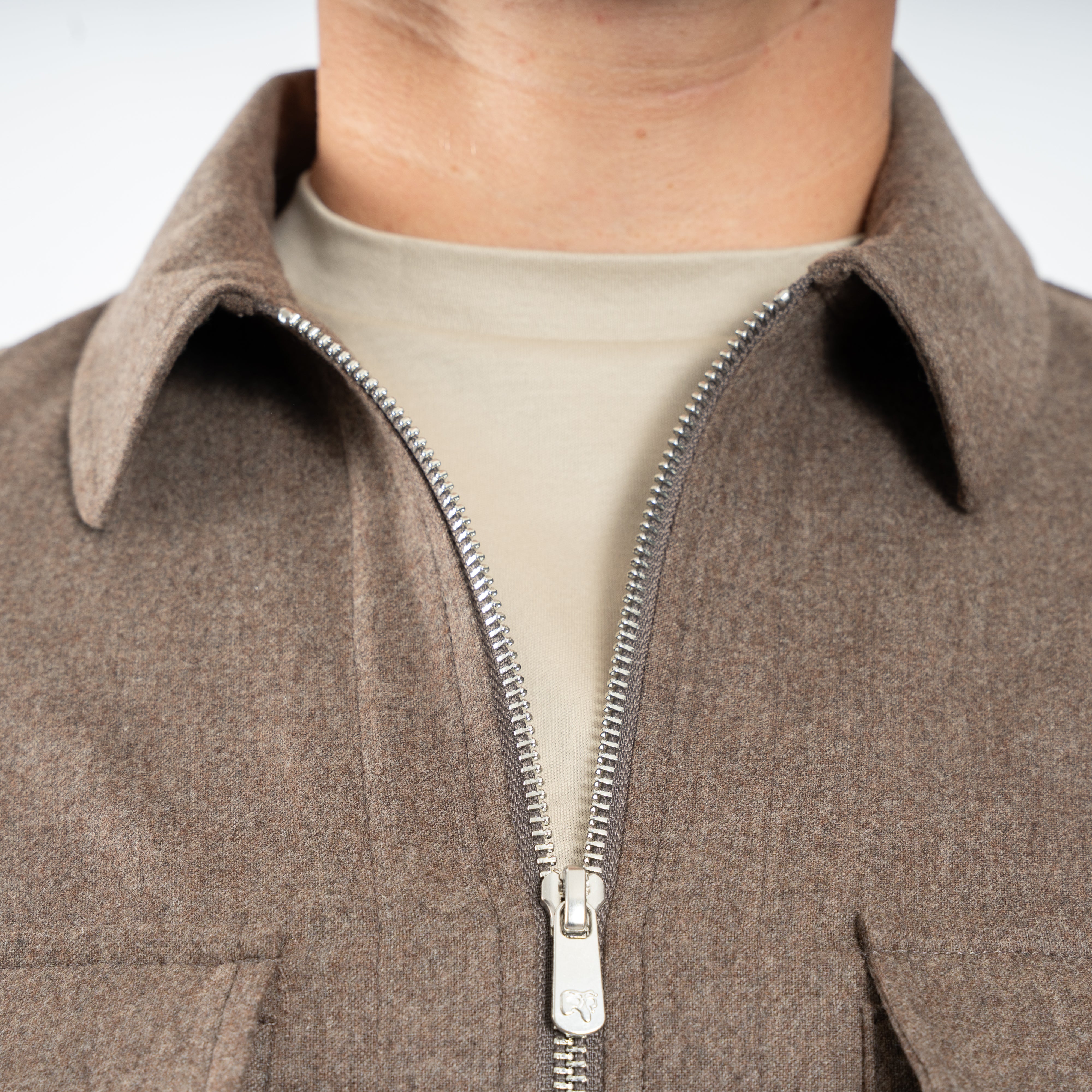 Marco Pescarolo Overshirt Beige | Urus