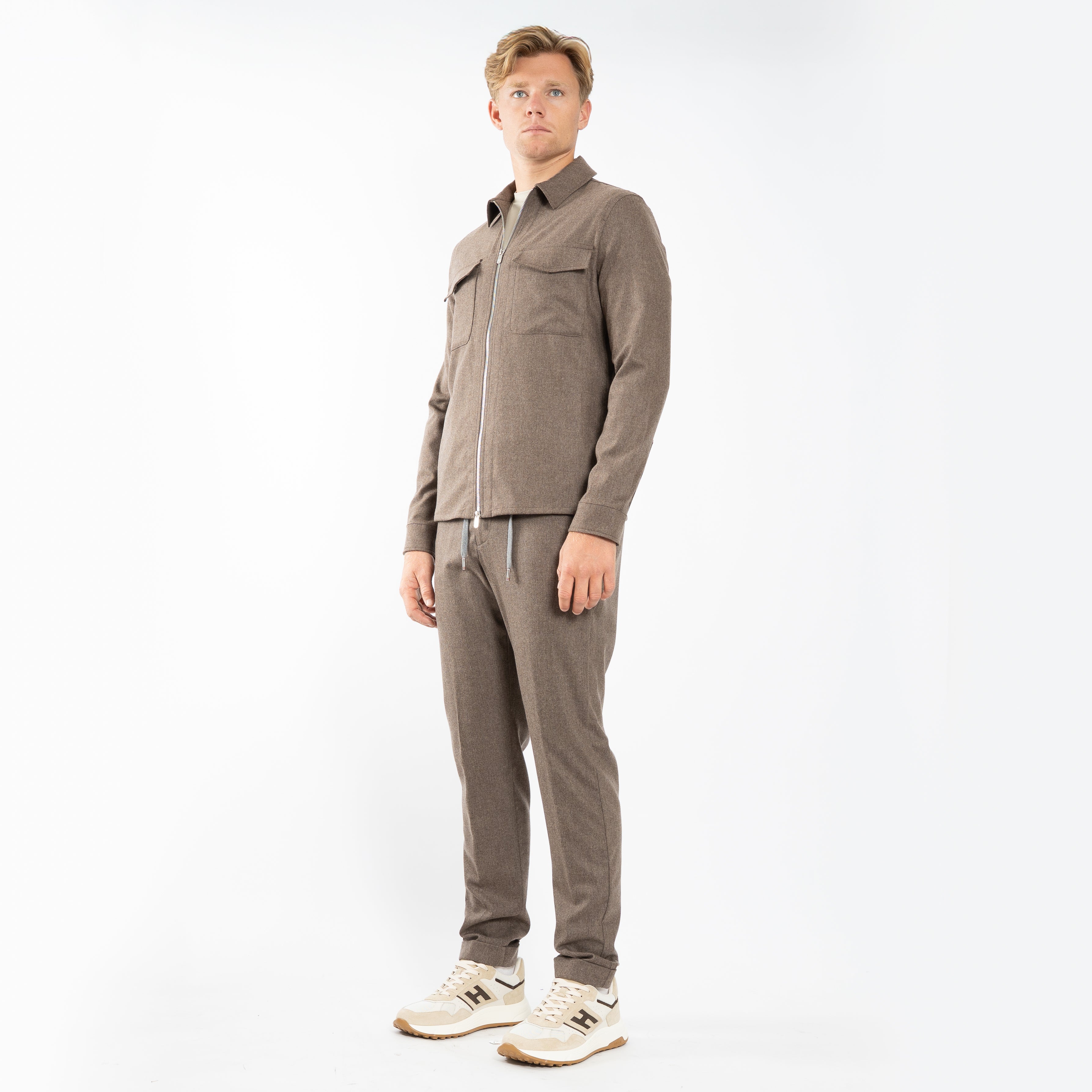 Marco Pescarolo Overshirt Beige | Urus