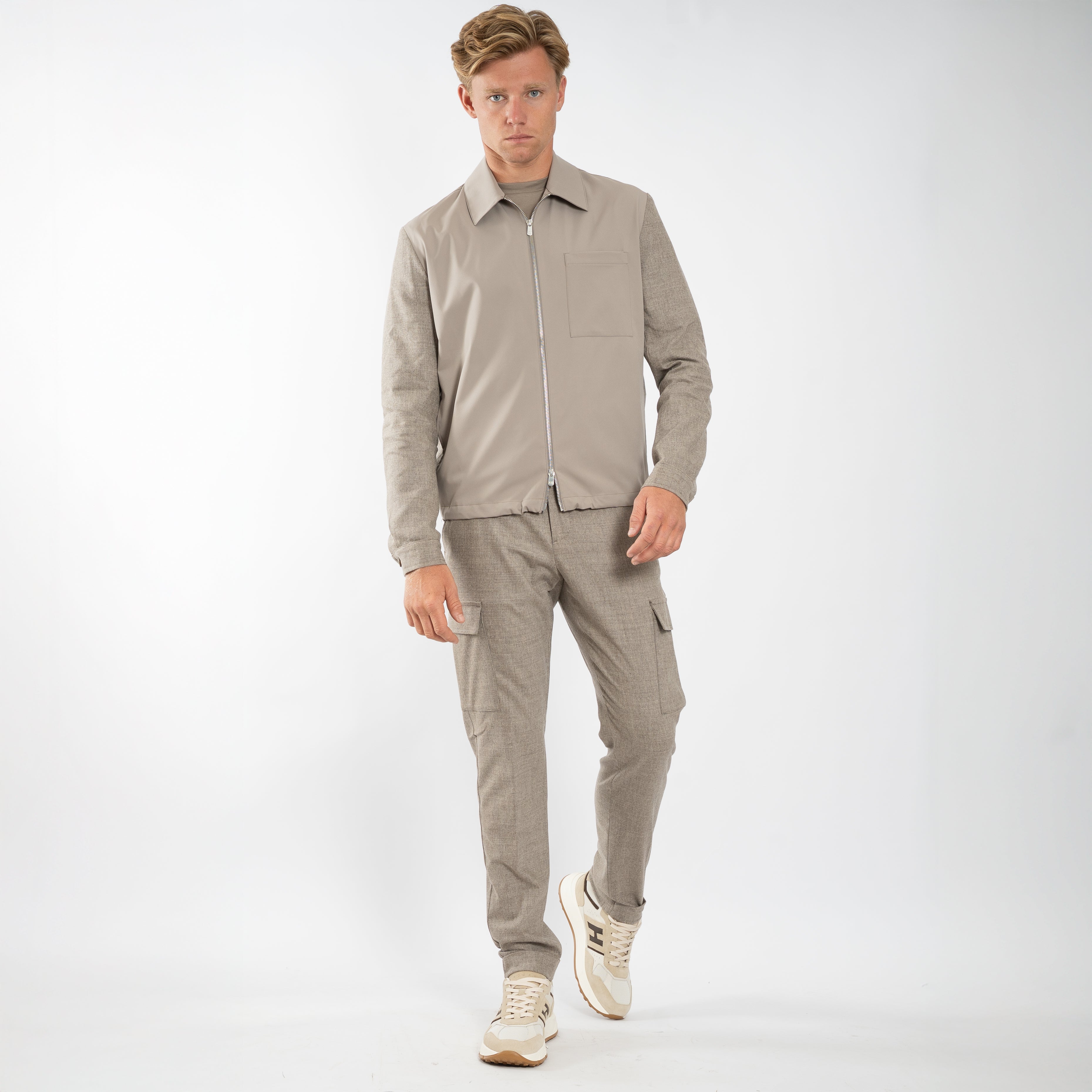 Marco Pescarolo Overshirt Beige | Ventidue