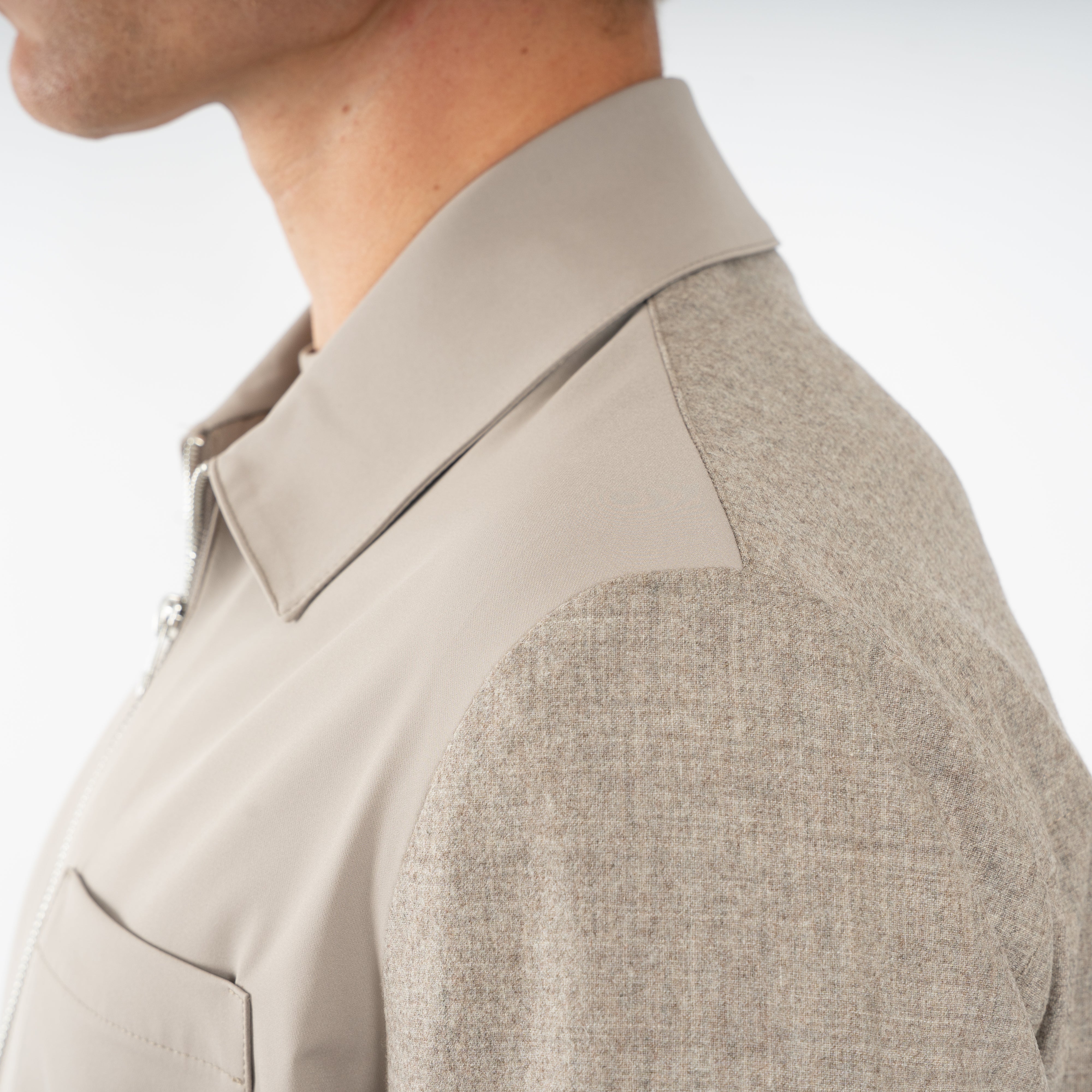Marco Pescarolo Overshirt Beige | Ventidue