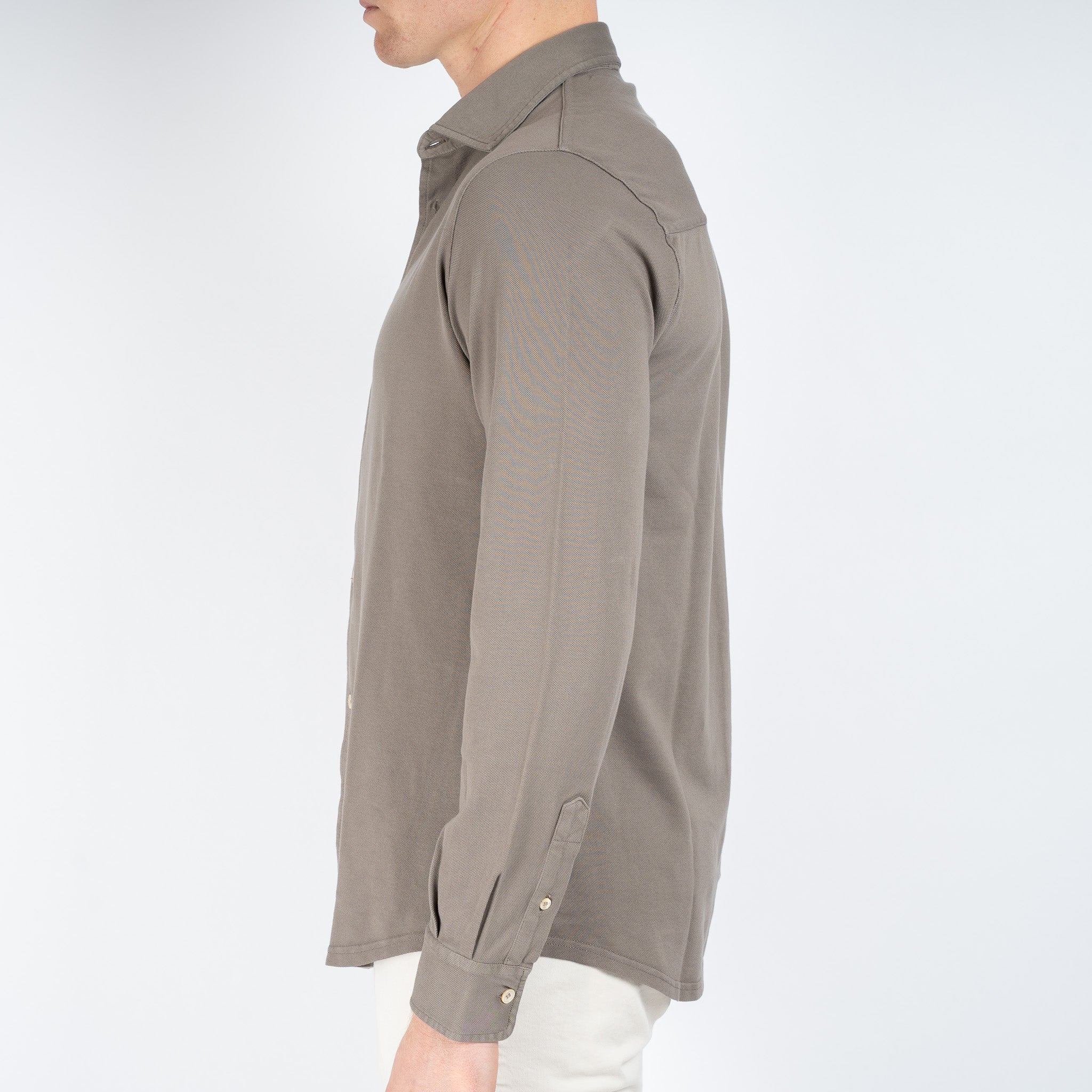 Fedeli Overhemd Taupe | Steve