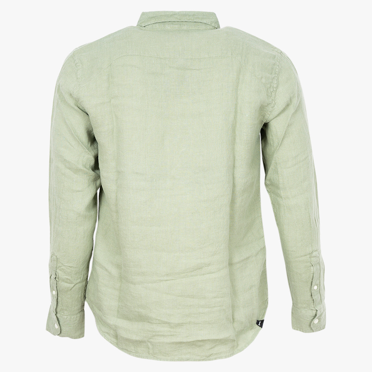 Denham Linnen Overhemd Lichtgroen | Rich Shirt