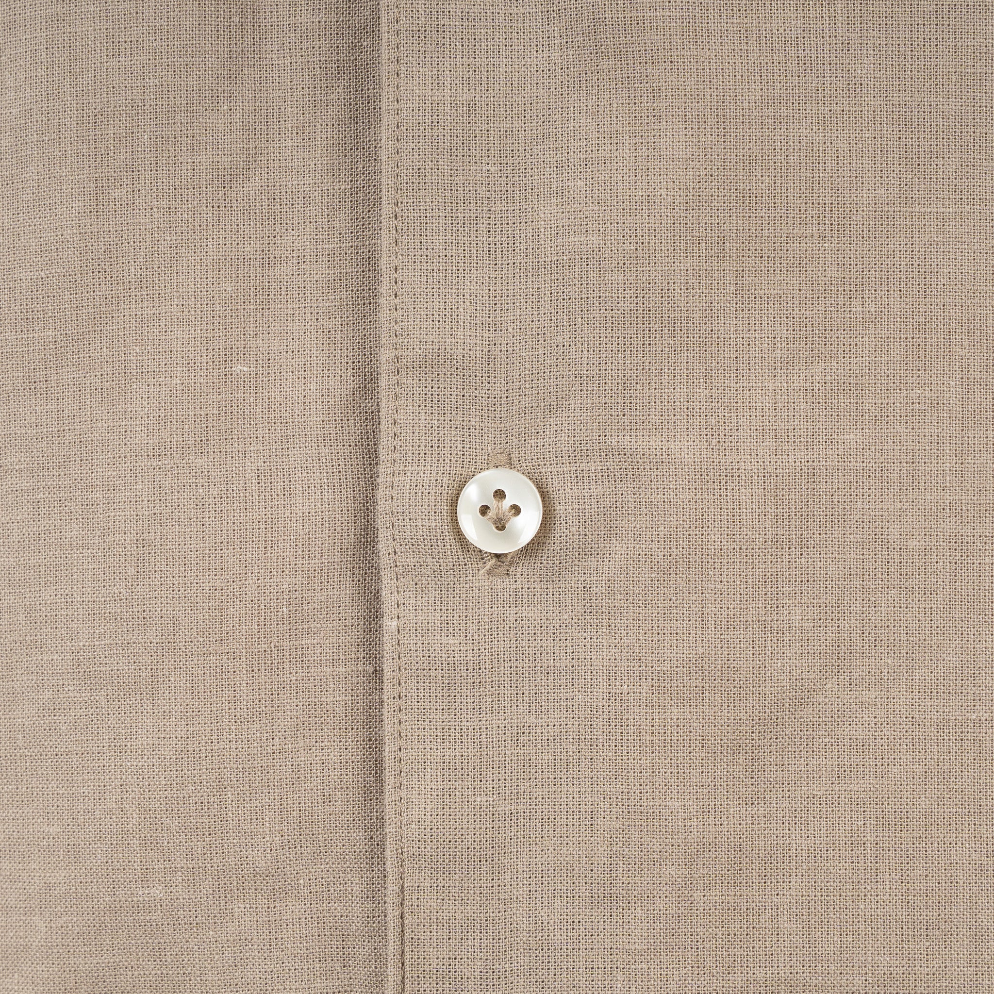 SEVEN DIALS Linnen Overhemd Olijfgroen | Jerred