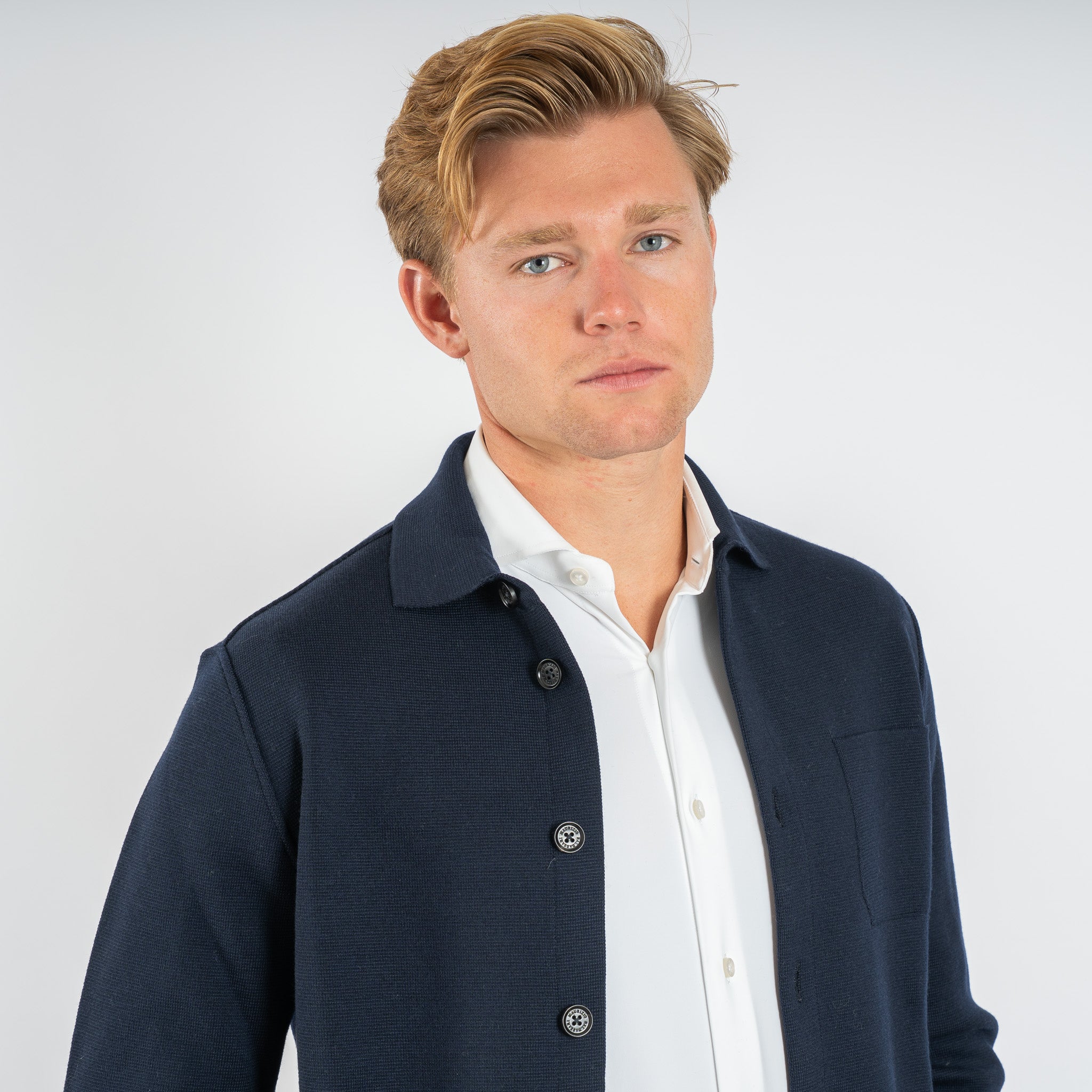 Maurizio Baldassari Overshirt Donkerblauw | Milano