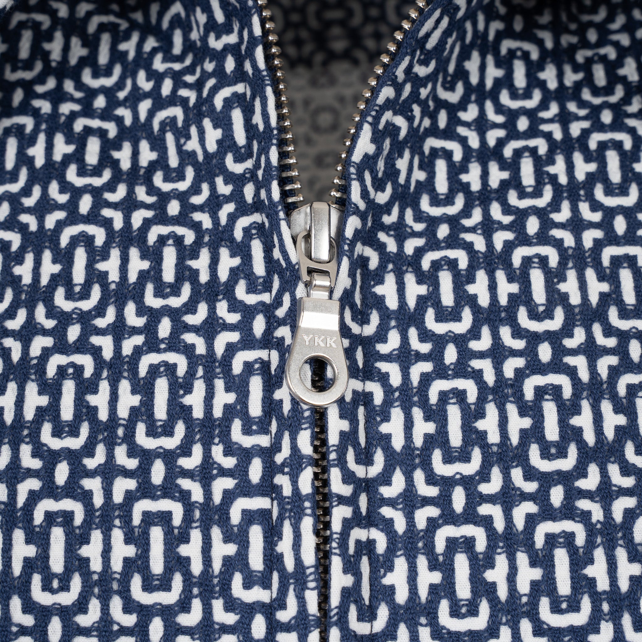 Denham Overshirt Blauw | Patch Zip